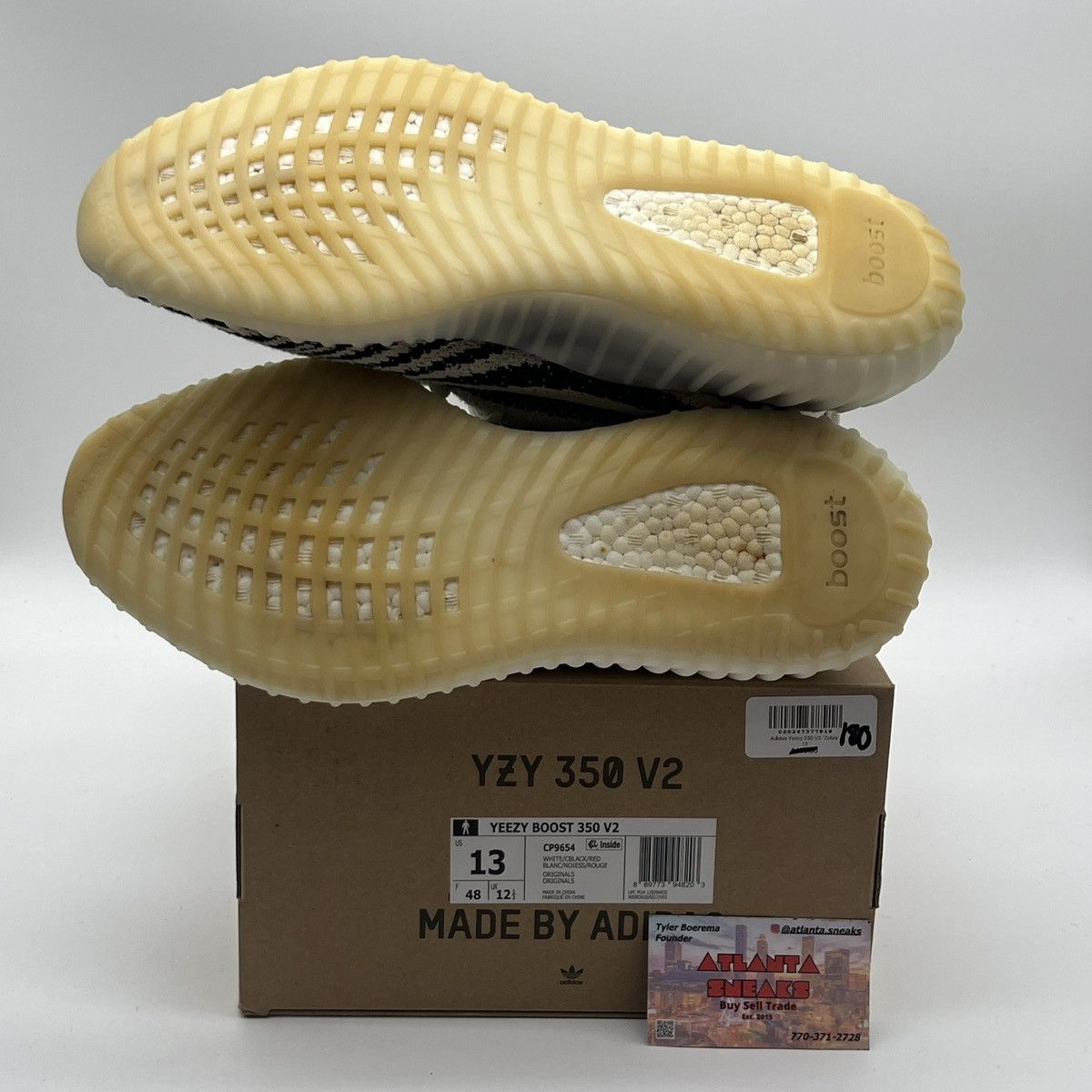 Adidas Yeezy boost 350 zebra Size US 13 / EU 46 - 8 Thumbnail