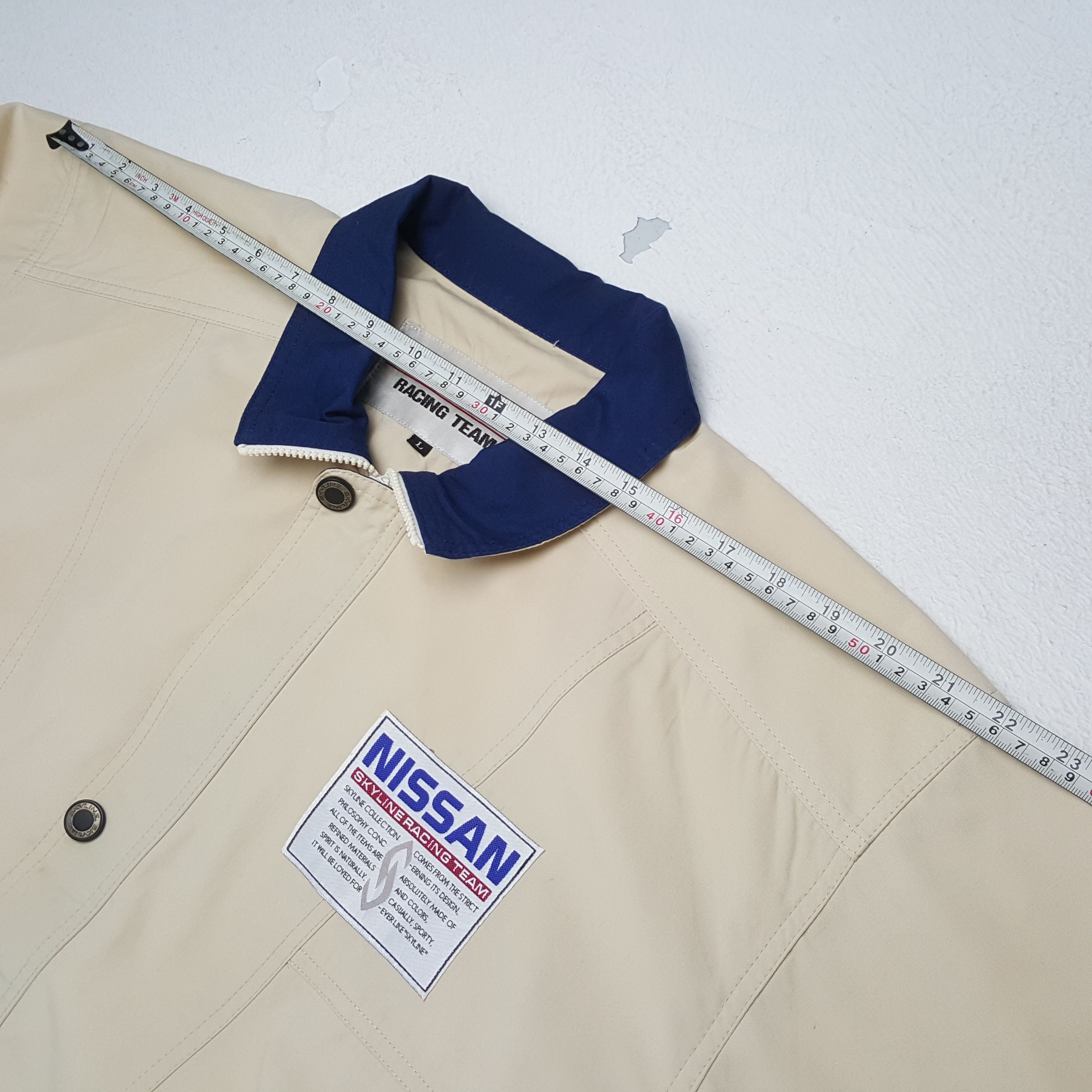 Japanese Brand × Vintage NISSAN SKYLINE RACING TEAM Motorsports Jacket Size US XL / EU 56 / 4 - 5 Thumbnail