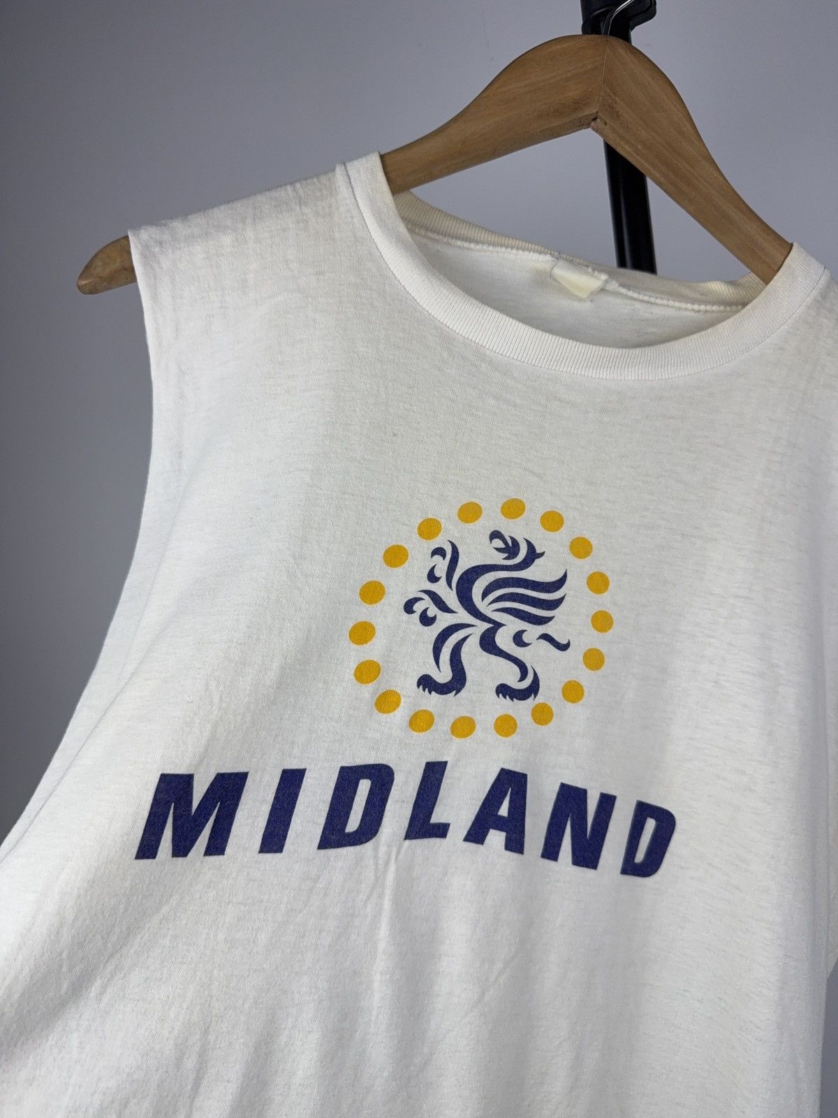 Vintage Vintage Rare Retro 70-80s Midland England Shirt sleeve Size US S / EU 44-46 / 1 - 3 Thumbnail