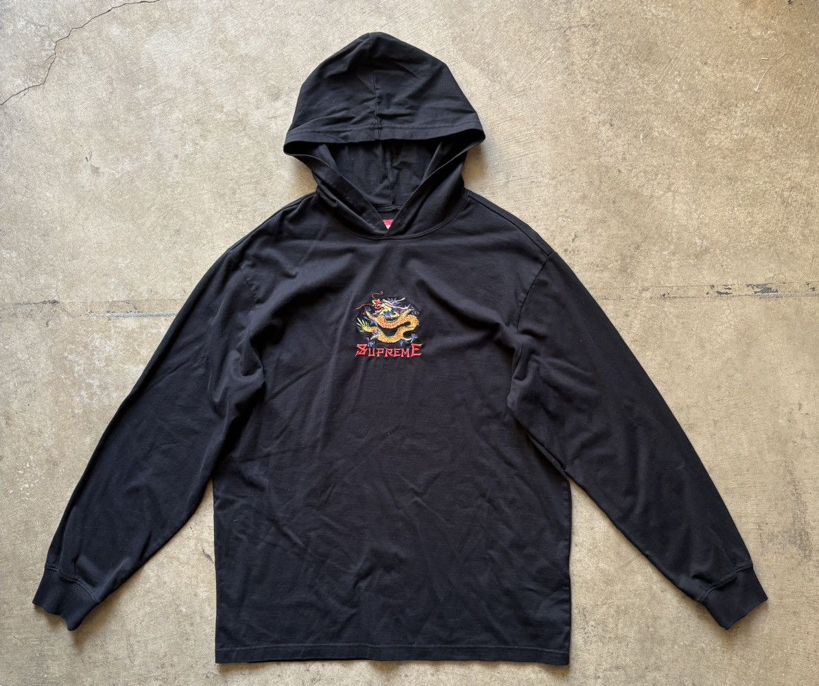 Supreme Supreme Dragon hooded long sleeve shirt size M Size US M / EU 48-50 / 2 - 1 Thumbnail