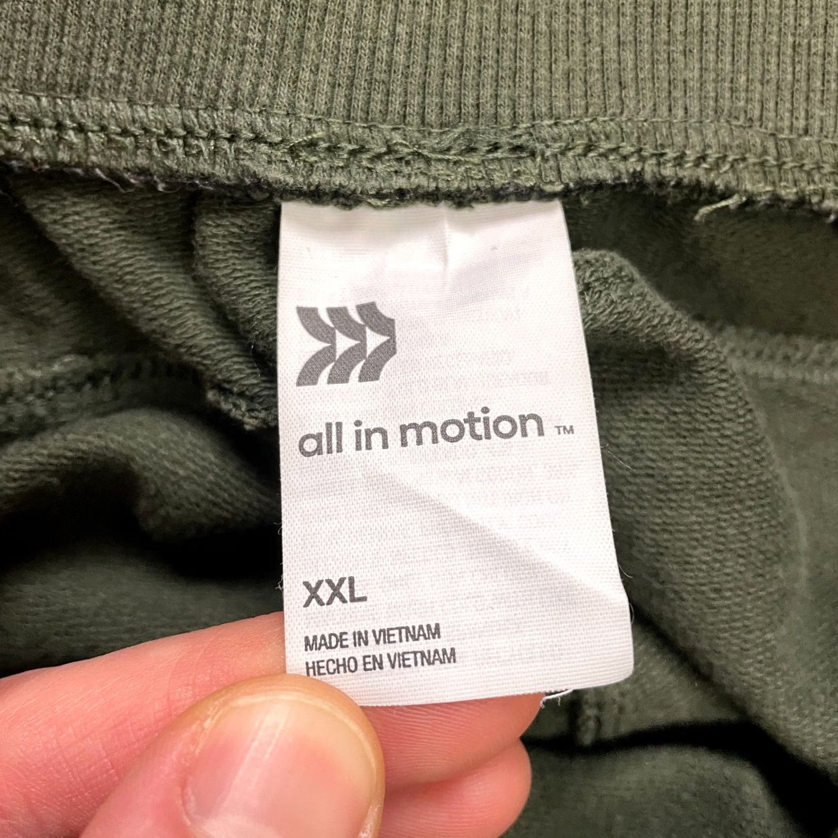 Vintage All in Motion Shorts womens XXL Green Soft Casual Drawstring Lounge 3" Sweat Size 25" / US 0 / IT 36 - 7 Thumbnail