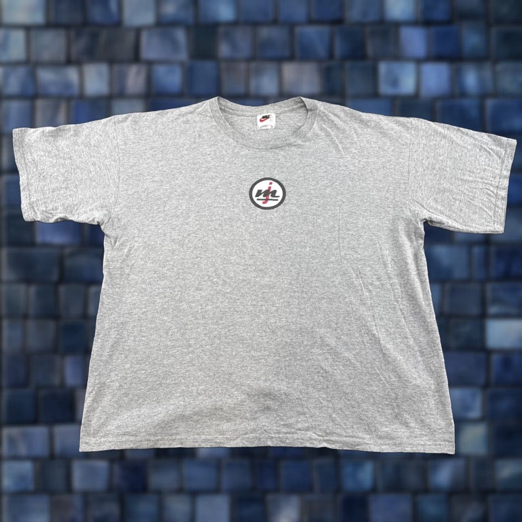 Nike VINTAGE Nike Shirt 90s MJ Back It Up Double-Sided Crew Neck Short Sleeve XL Men Gray Size US XL / EU 56 / 4 - 1 Thumbnail