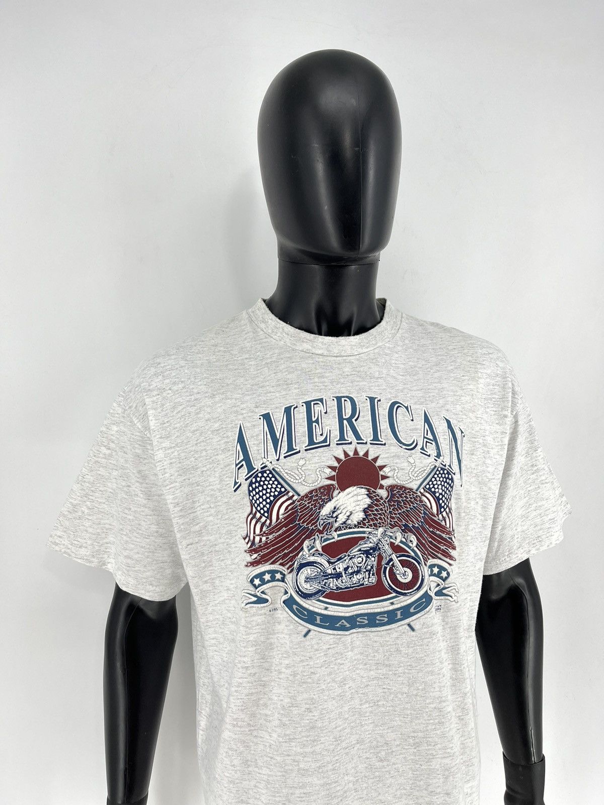 Harley Davidson Crazy Vintage American Chopper graphic T-shirt Bike tee Size US XL / EU 56 / 4 - 3 Thumbnail