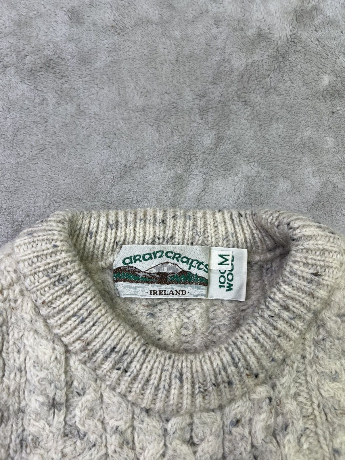 Aran Crafts Vintage Irish Aran Crafts Cable Knit Wool Sweater Size US M / EU 48-50 / 2 - 5 Thumbnail
