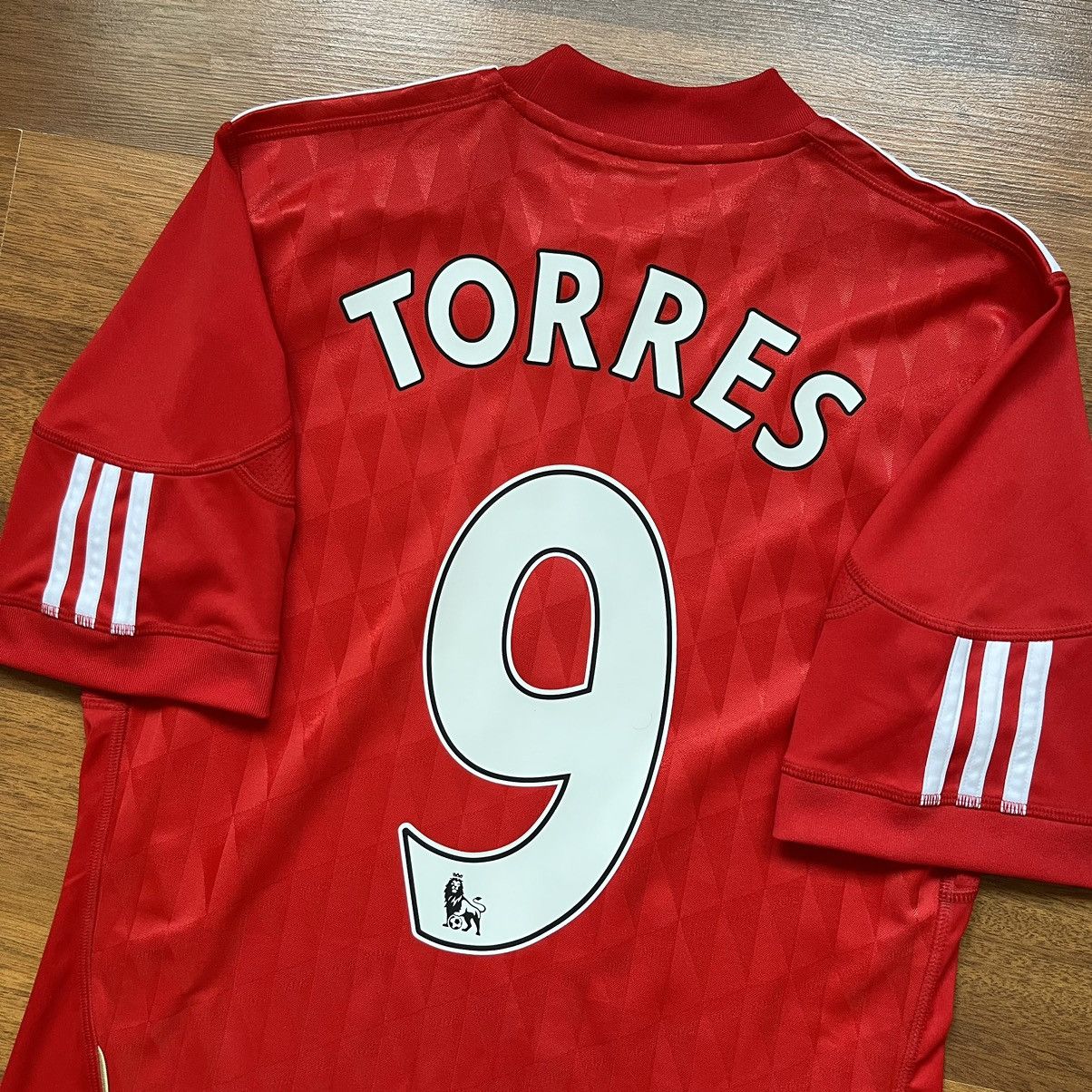 Adidas LIVERPOOL ADIDAS 2010/2012 FOOTBALL HOME JERSEY #9 TORRES Size US S / EU 44-46 / 1 - 12 Thumbnail