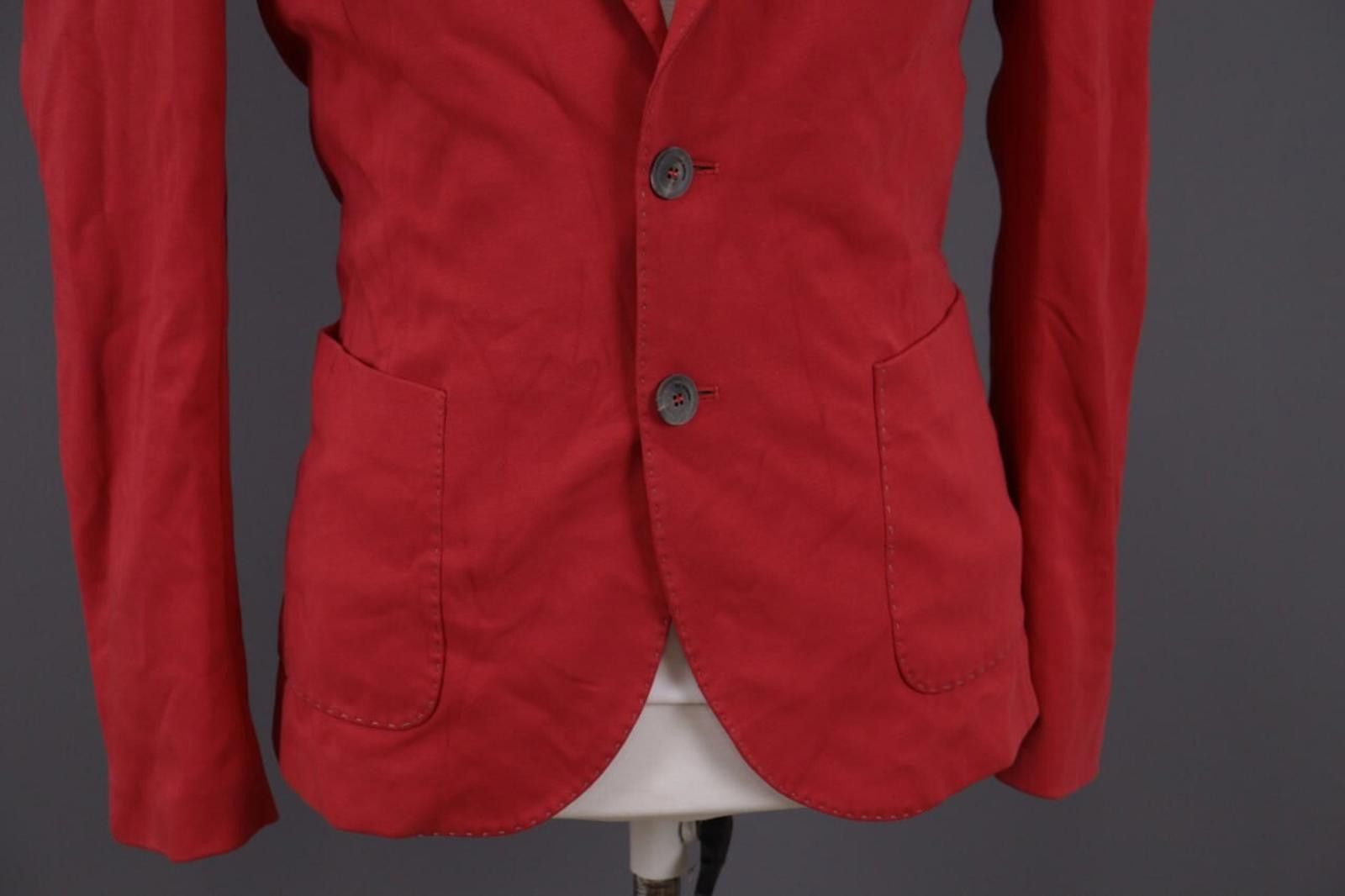 Iceberg Ice Iceberg Red Two Button Pockets Sport Coat Jacket Size 46 Size US M / EU 48-50 / 2 - 3 Thumbnail