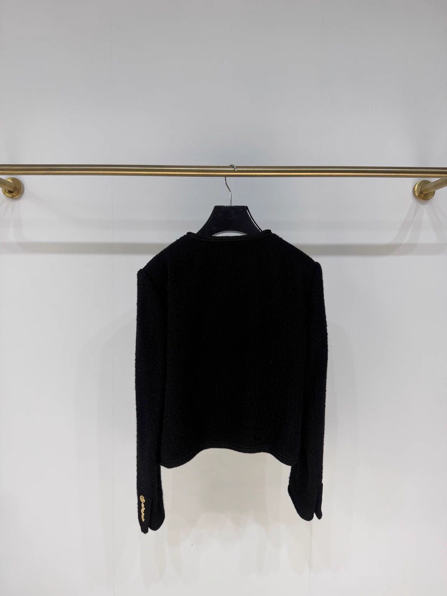 Celine Celine Classic Black Gold Tweed Jacket 99 New 42 Size M / US 6-8 / IT 42-44 - 7 Thumbnail