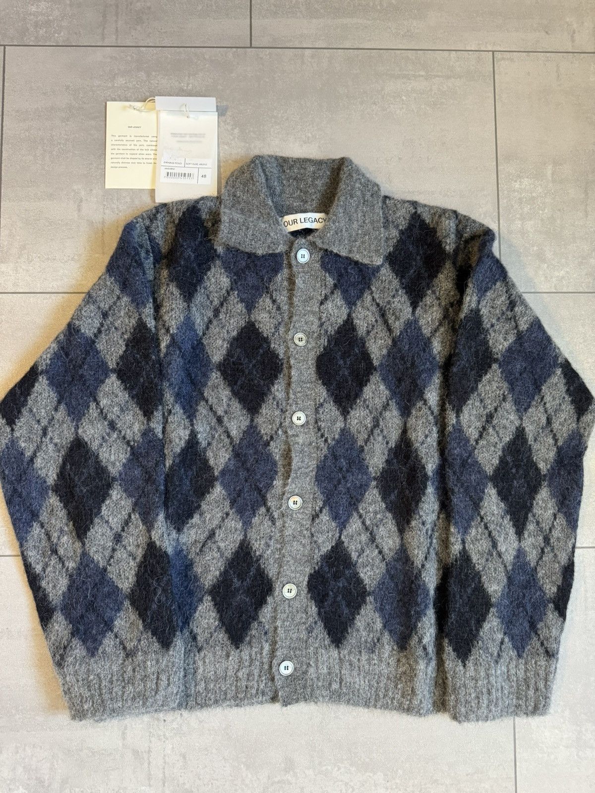 OUR LEGACY　POPOVER LUCKY CLOVER 48 Our Legacy – Popover Roundneck Lucky Clover Navy