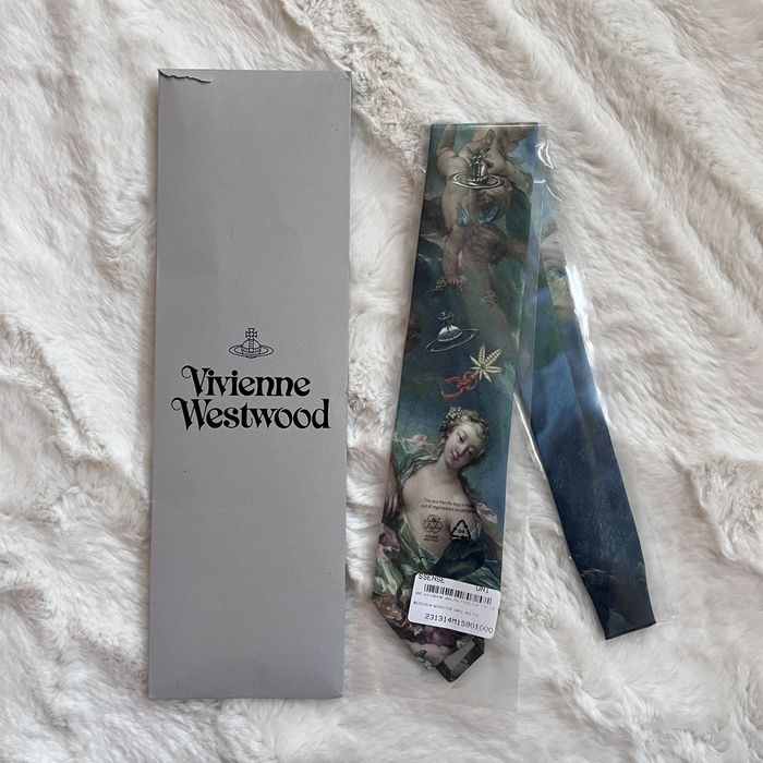 vivienne westwood blue tie