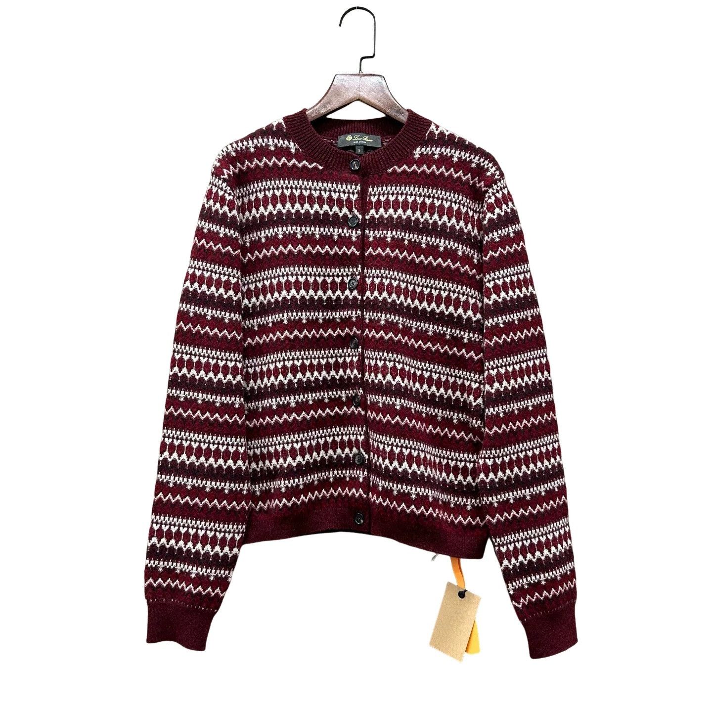 Loro Piana Loro Piana Fair Isle Cashmere Cardigan Size S Size S / US 4 / IT 40 - 1 Thumbnail