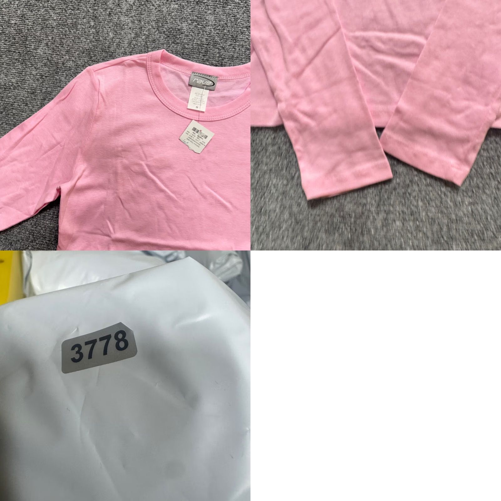 Vintage VINTAGE RAVE Top Women's M Pink Long-sleeve 90s Y2K Grunge MADE IN USA Mens? Womens Size M / US 6-8 / IT 42-44 - 8 Thumbnail