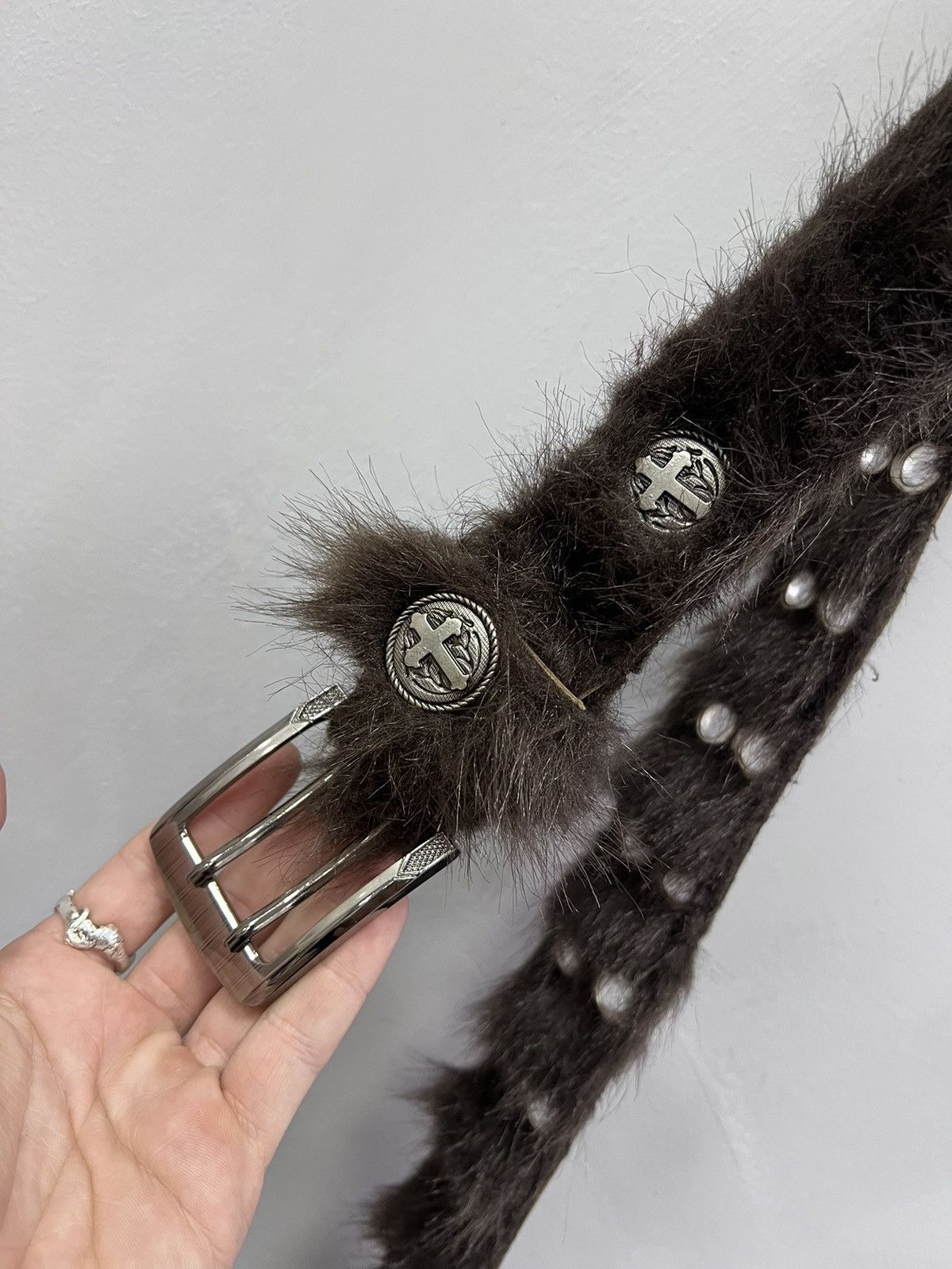 Hysteric Glamour × If Six Was Nine × Vintage Belt With Heavy Metal Chain Punk Emo Rock Goth LGB STYLE Size ONE SIZE - 6 Thumbnail