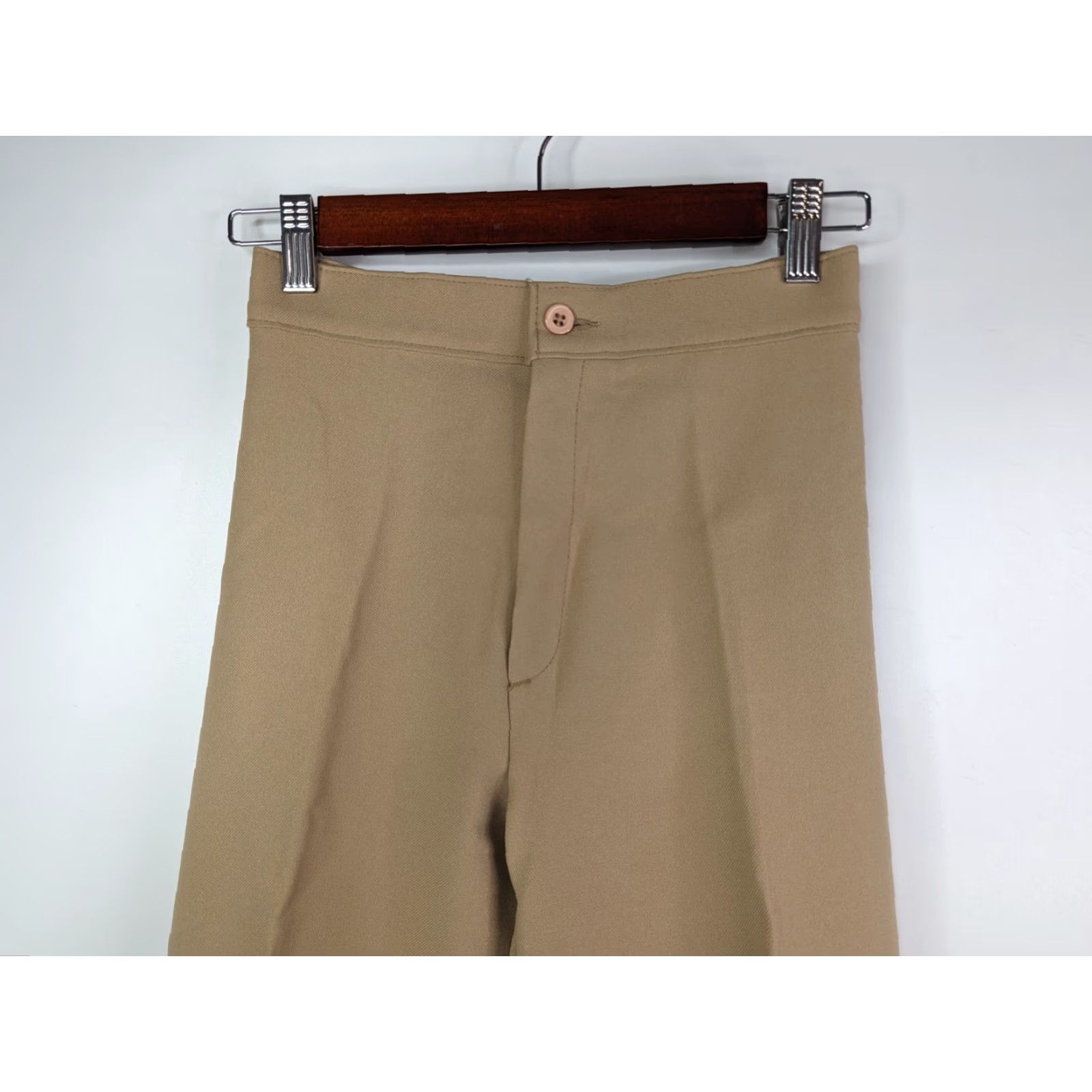 Levi's VINTAGE Levi's Pants 70s Trousers Beige High Rise Straight Leg Size 7 Women Regular Size 28" / US 6 / IT 42 - 2 Thumbnail