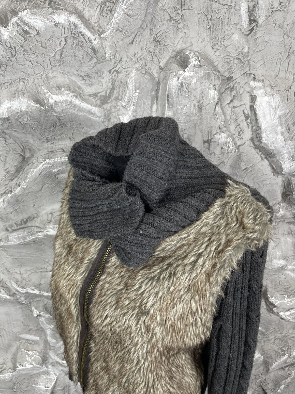 If Six Was Nine Y2K Fur Zip Jacket Japanese LGB Hysteric Glamour Grunge Vibe Size US S / EU 44-46 / 1 - 7 Thumbnail
