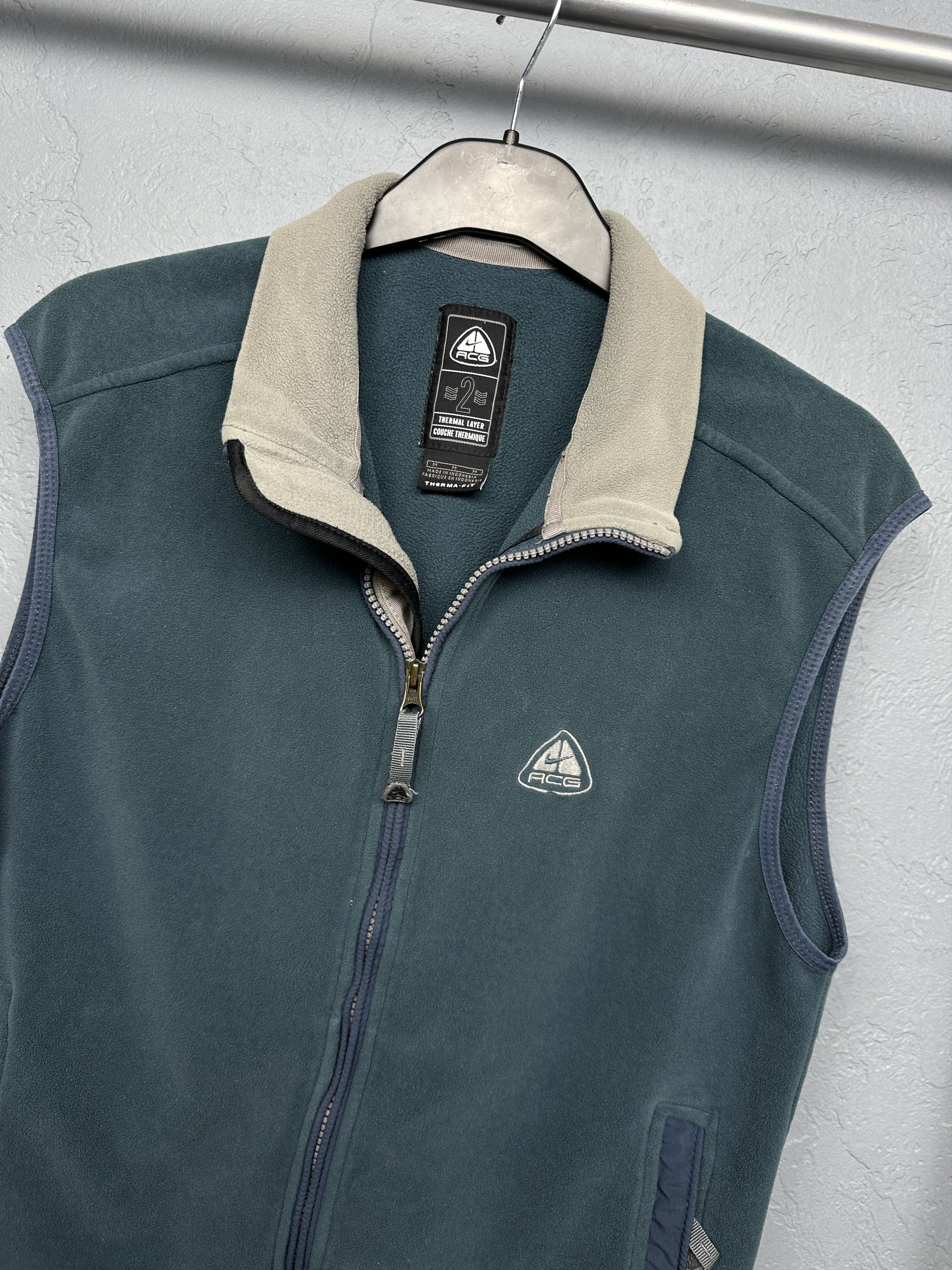 Nike ACG Nike ACG Vintage Fleece Vest Size US M / EU 48-50 / 2 - 2 Thumbnail