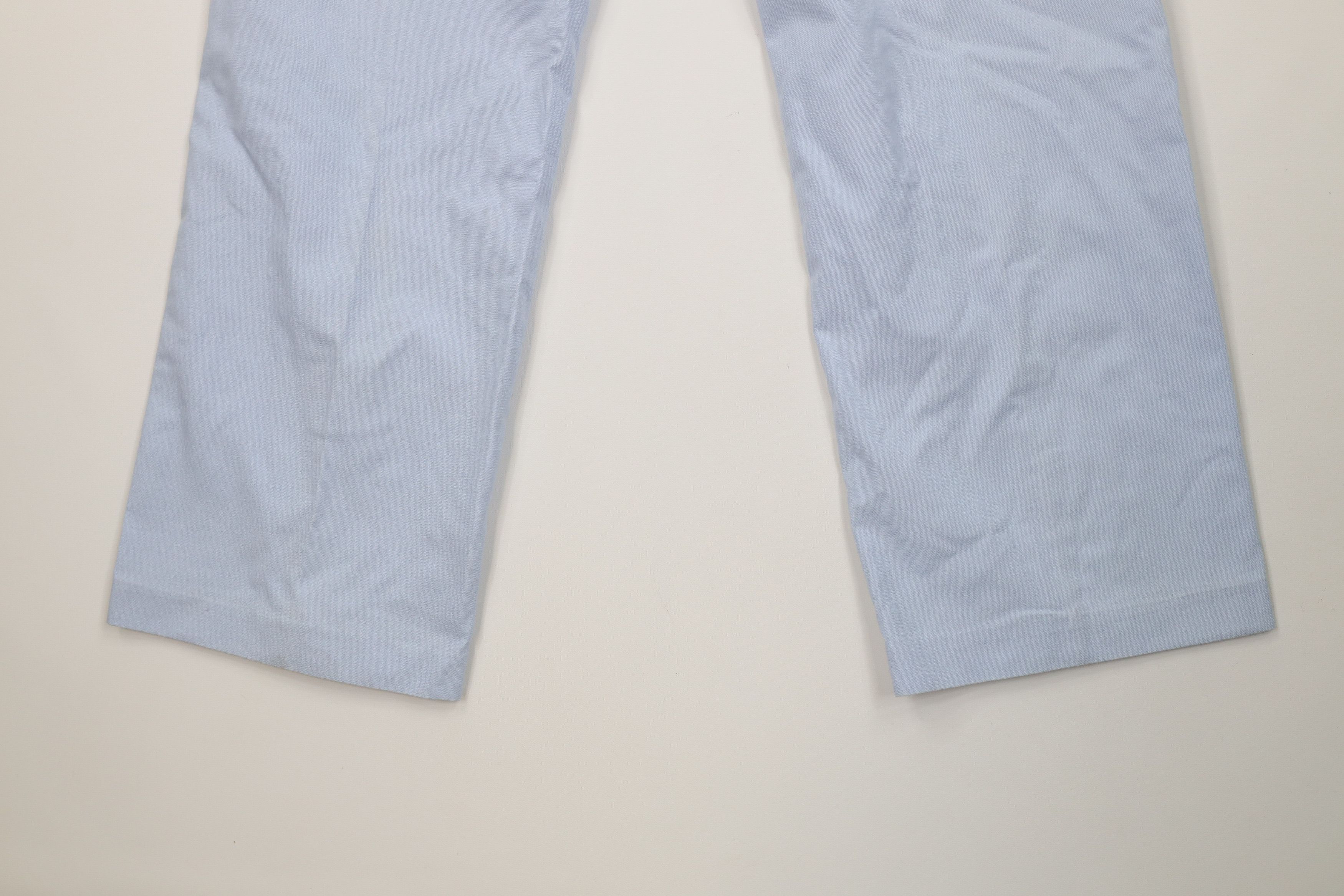 Vintage Vintage 70s Streetwear Wide Leg Chino Pants Carolina Blue Size US 34 / EU 50 - 11 Thumbnail