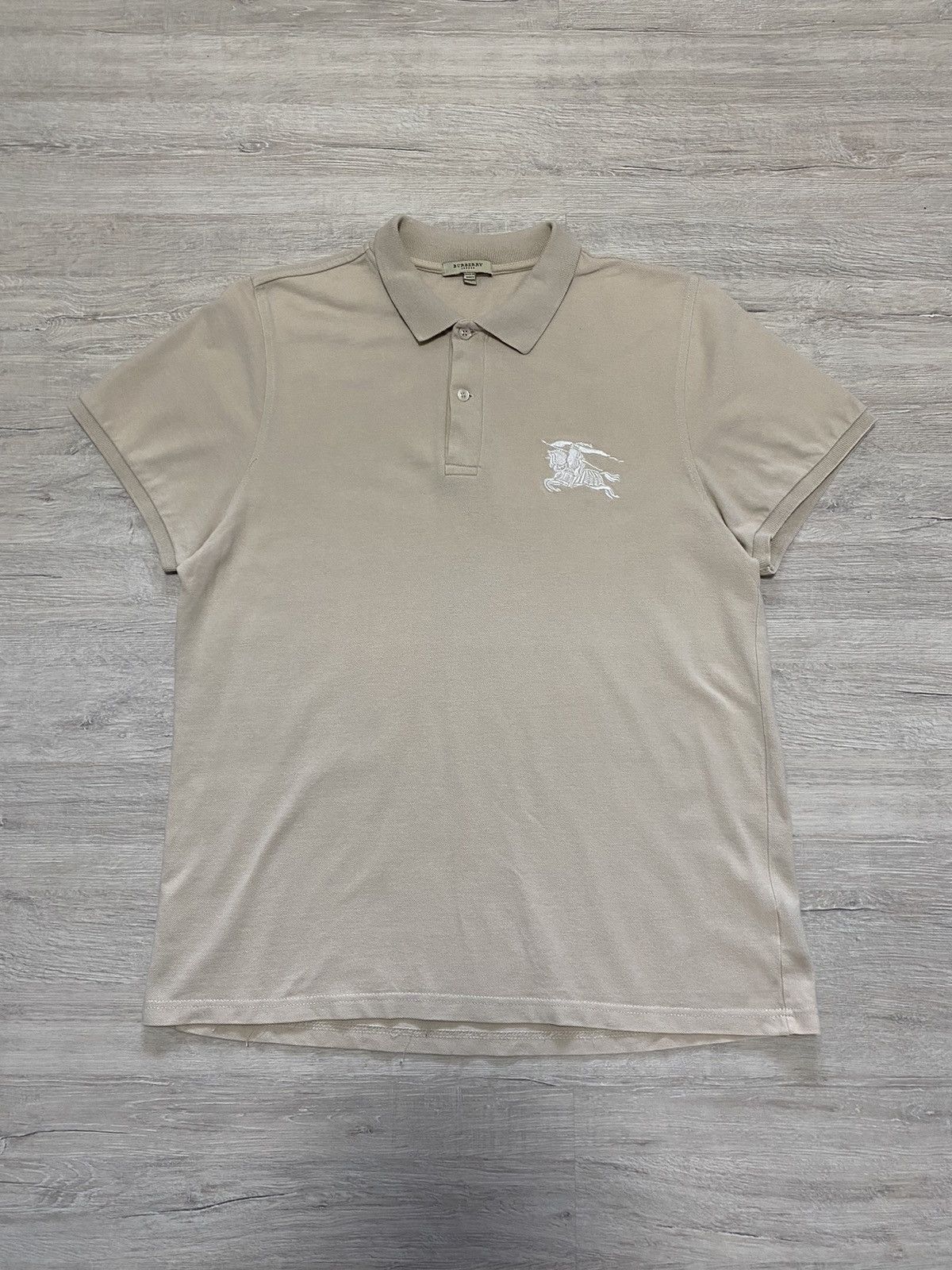 Burberry × Burberry Prorsum Rare Burberry Embroidery Logo Tee Shirt L Size XL / US 12-14 / IT 48-50 - 1 Thumbnail