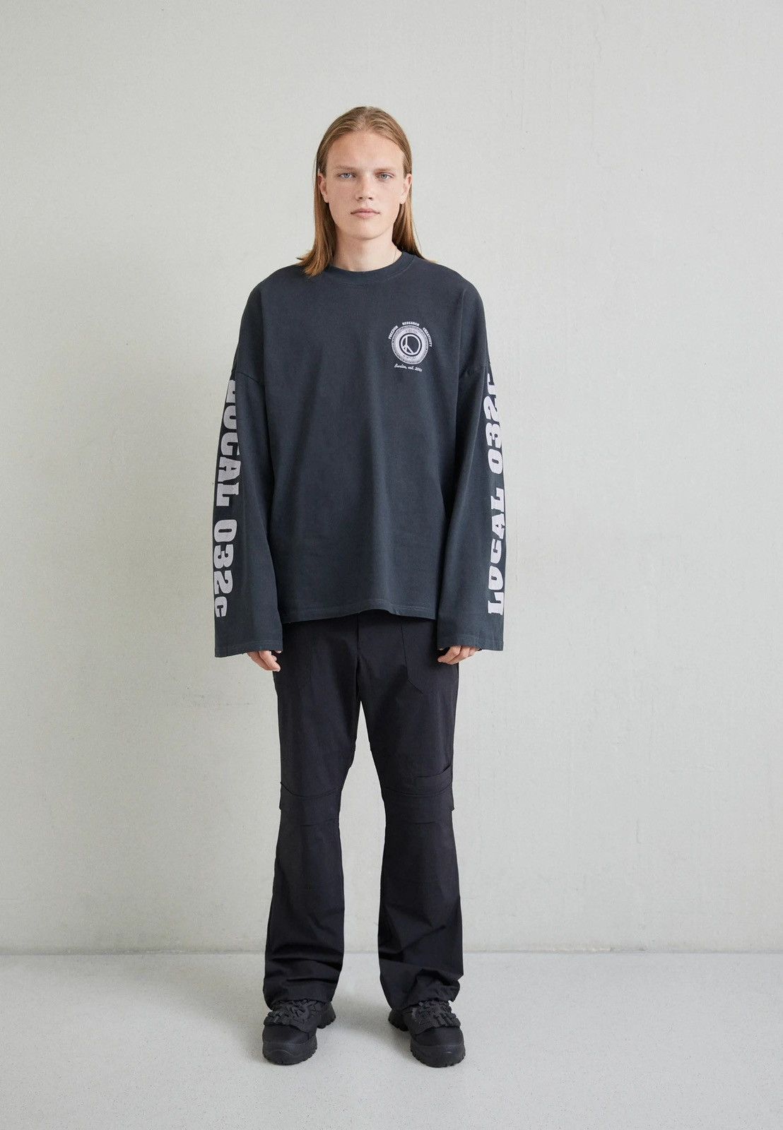 032c !DS! FW23 032c "Repetirion" Local Boxy Black Long Sleeve Size XL / US 12-14 / IT 48-50 - 8 Thumbnail