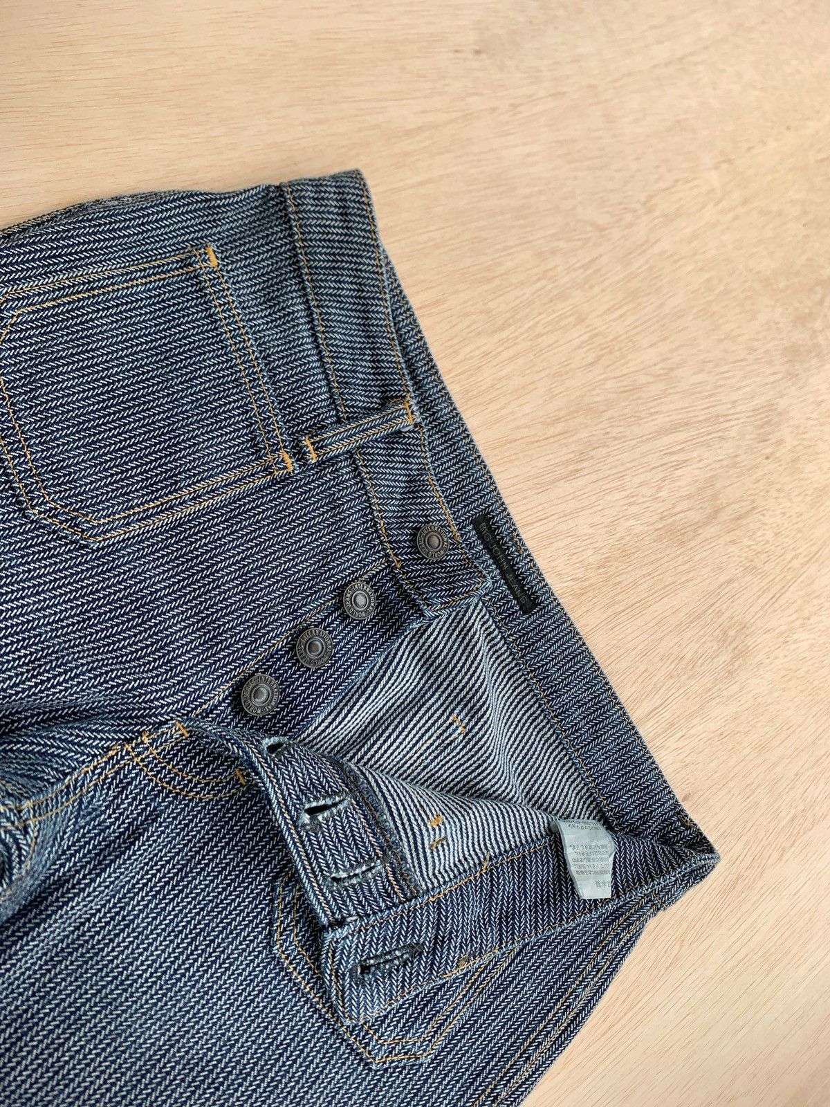 Hysteric Glamour Flare Jeans Big Jhon Stripe Ifsixwasnine Lgb style Bootcut Size US 29 - 6 Thumbnail