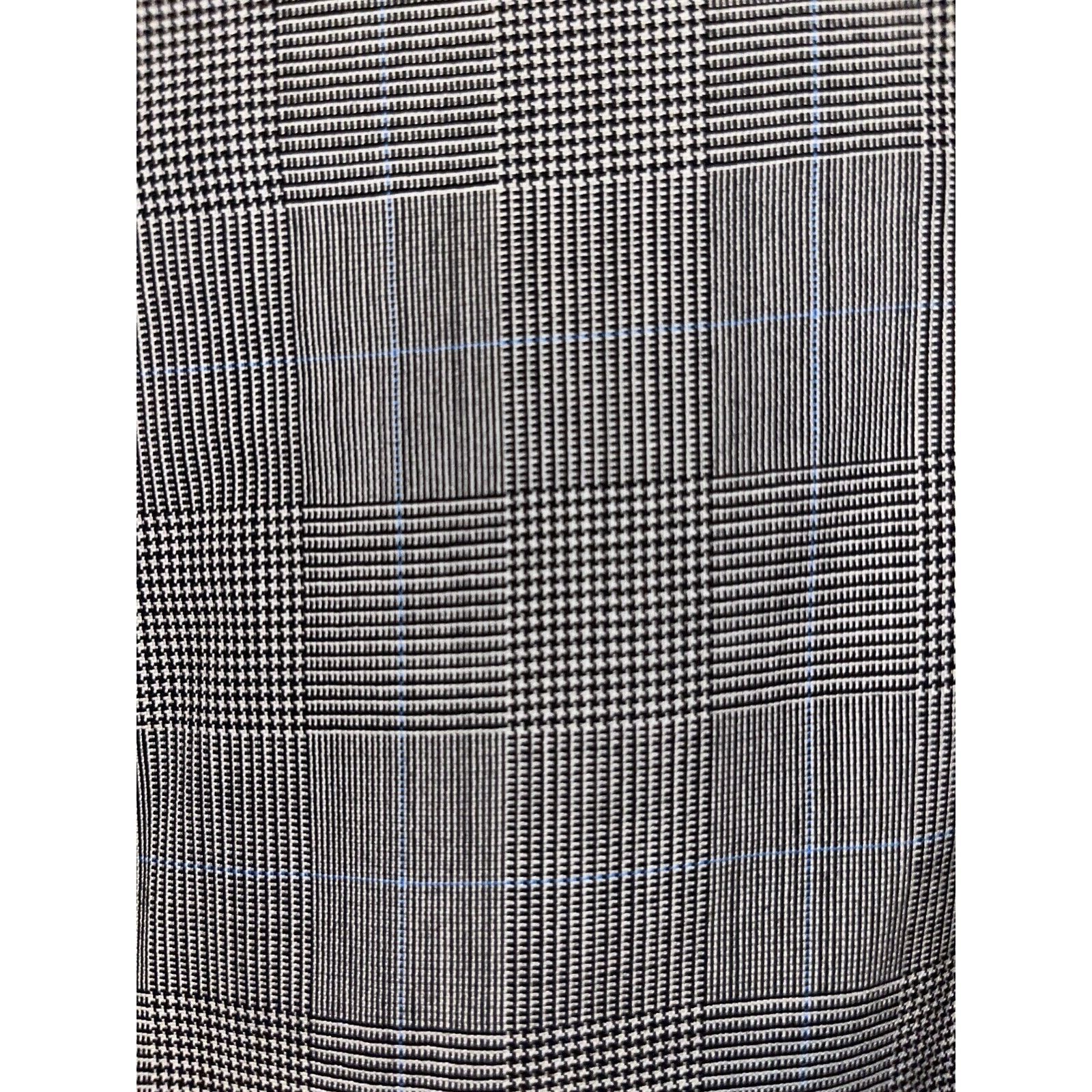 Brooks Brothers Brooks Brothers Gray Blue Plaid Wool Blazer Sport Coat 40R Size 40R - 8 Thumbnail