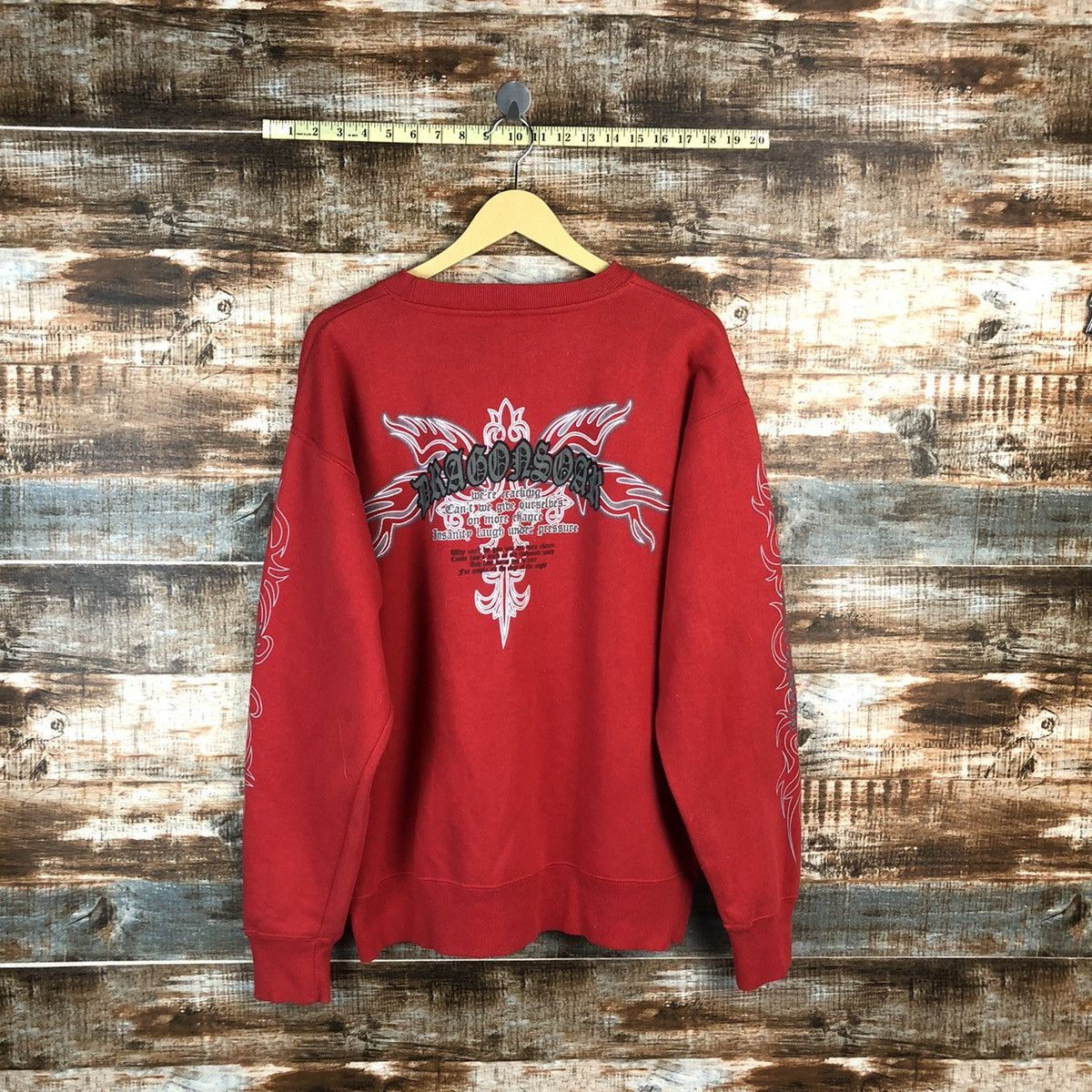 Japanese Brand × Vintage Vintage Beaumere Red Sweatshirts #971 Size US XL / EU 56 / 4 - 12 Thumbnail
