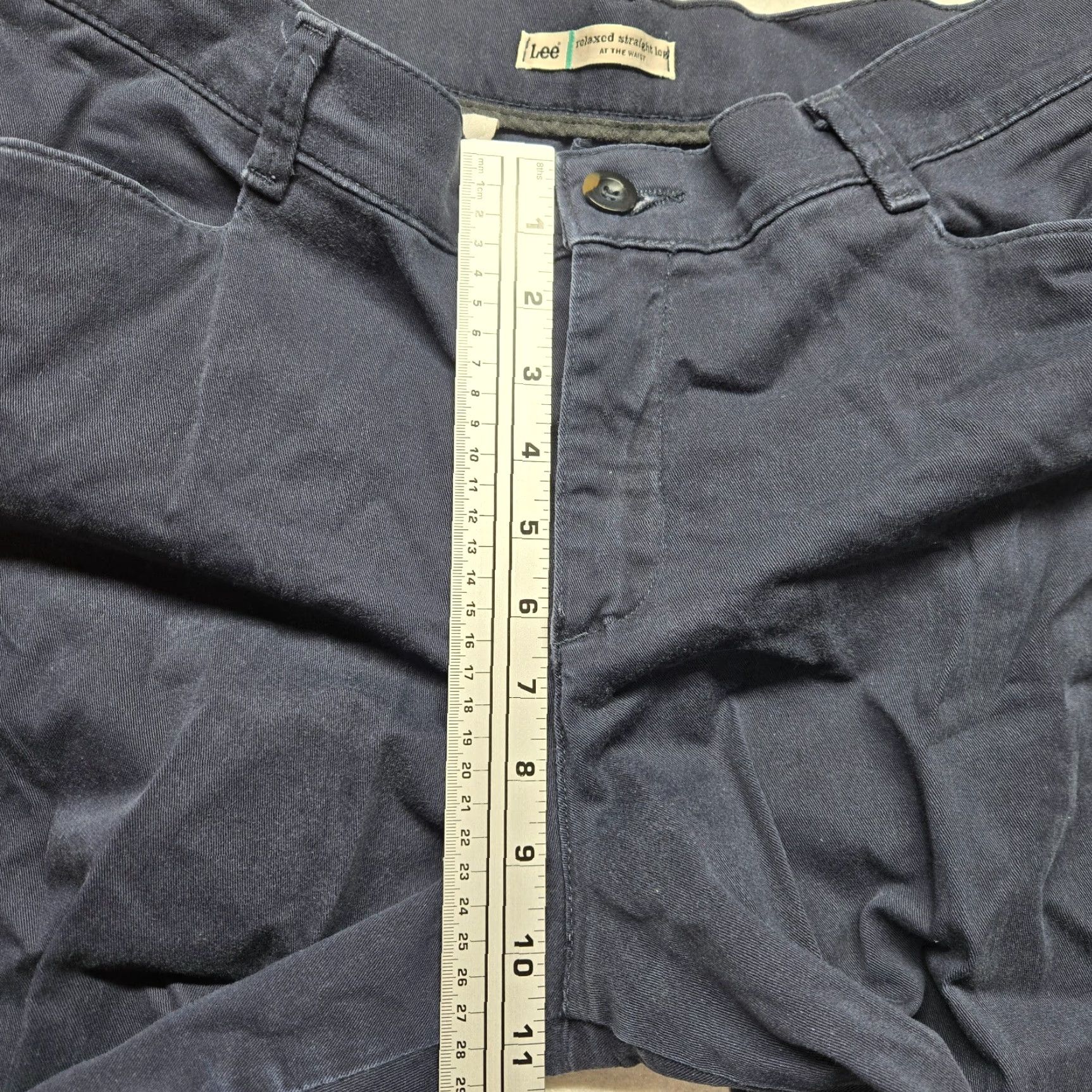 Lee Lee Pants Dress Pants Women 14P Black Mid Rise Straight Petite Easy Care Pockets Mens? Size 36" / US 14 / IT 50 - 6 Thumbnail