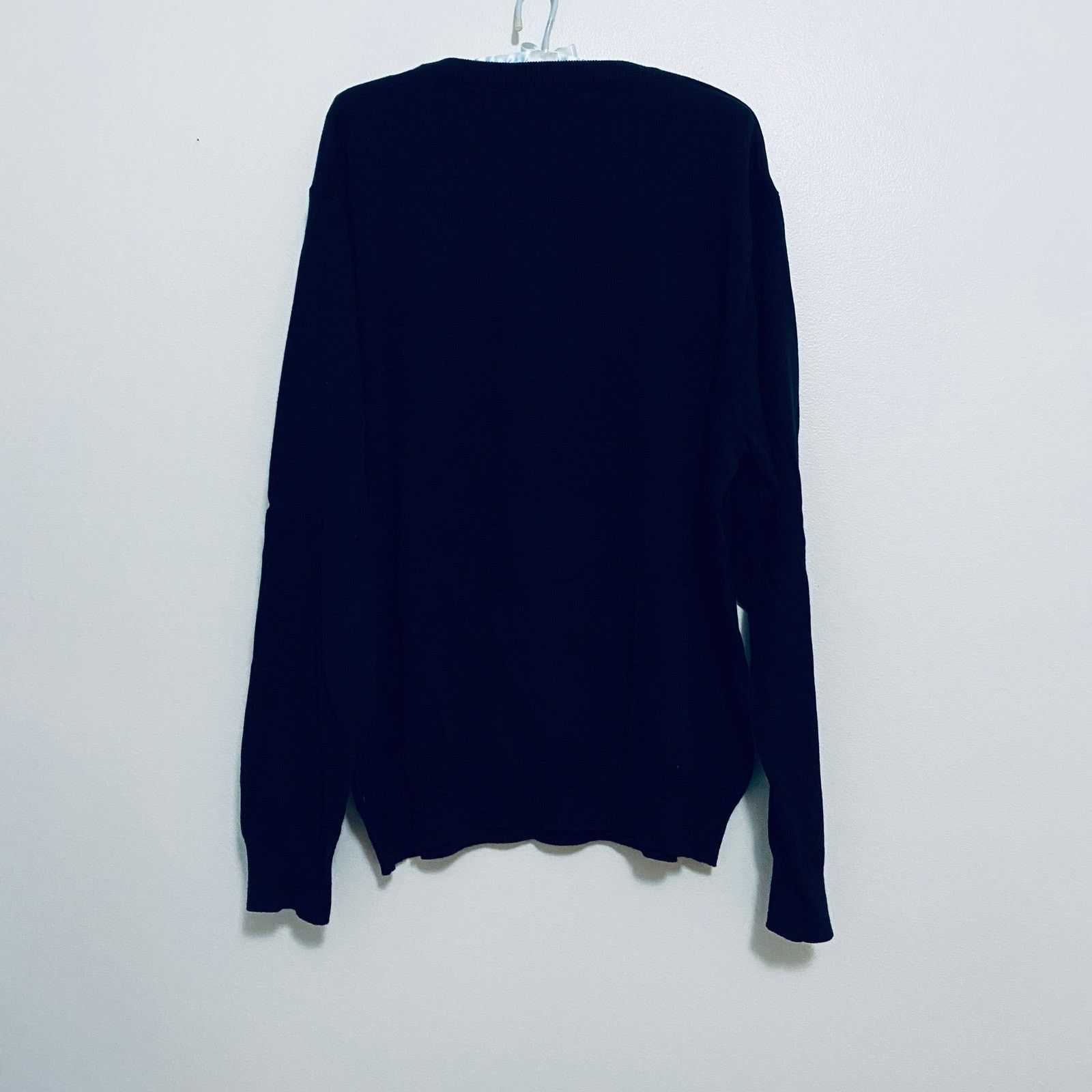Greg Norman Greg Norman black v neck cotton sweater Size US L / EU 52-54 / 3 - 3 Thumbnail