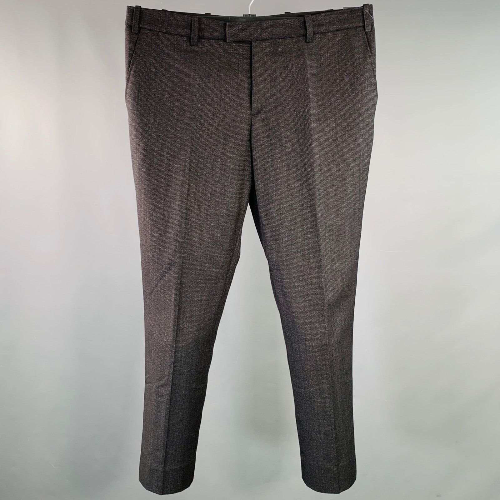 Raf Simons RAF SIMONS Woven Virgin Wool Mohair Flat Front Dress Pants Size US 38 / EU 54 - 1 Thumbnail