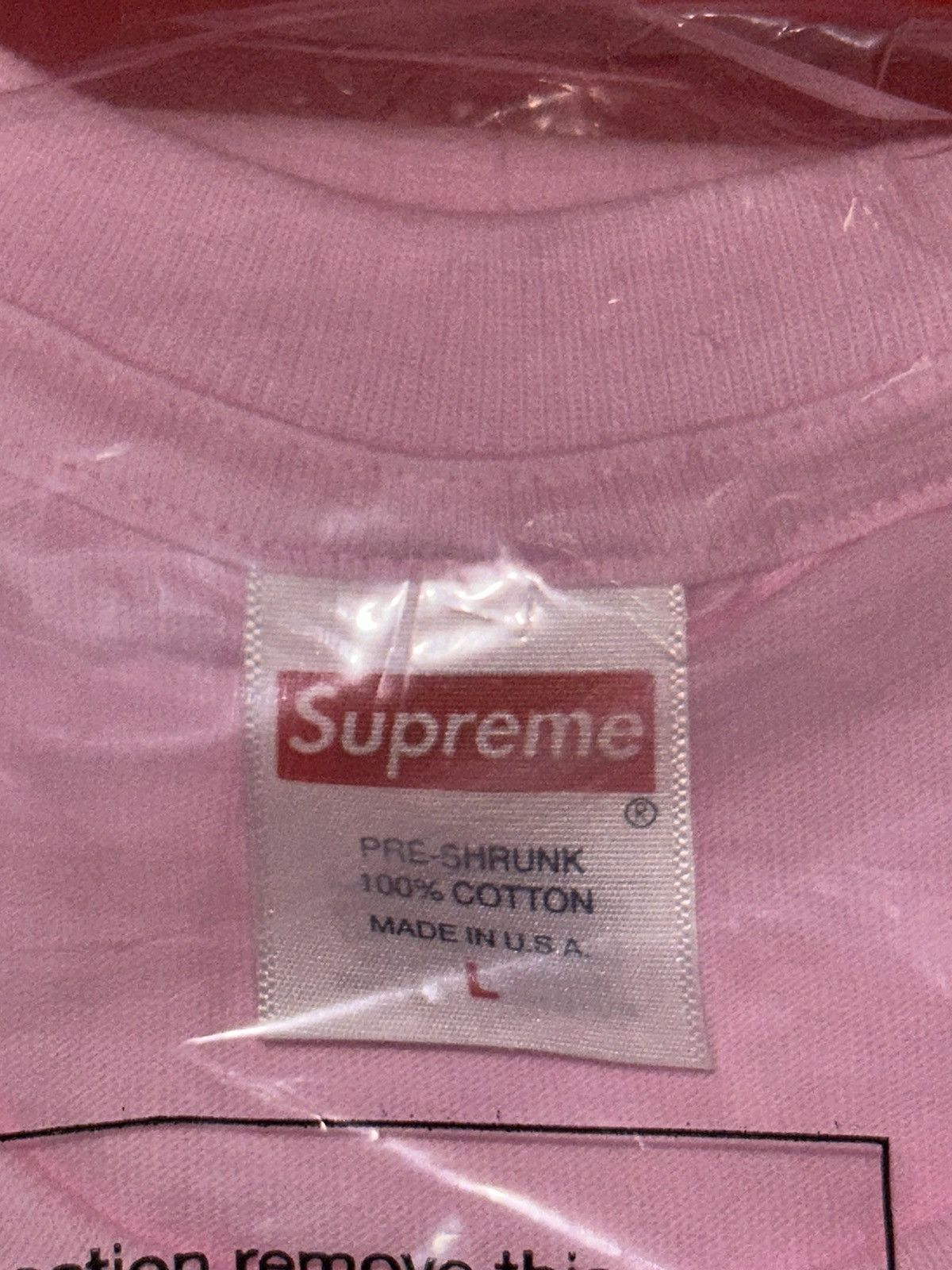 Supreme Supreme League Tee Pink SS23 size Large NEW Size US L / EU 52-54 / 3 - 3 Thumbnail