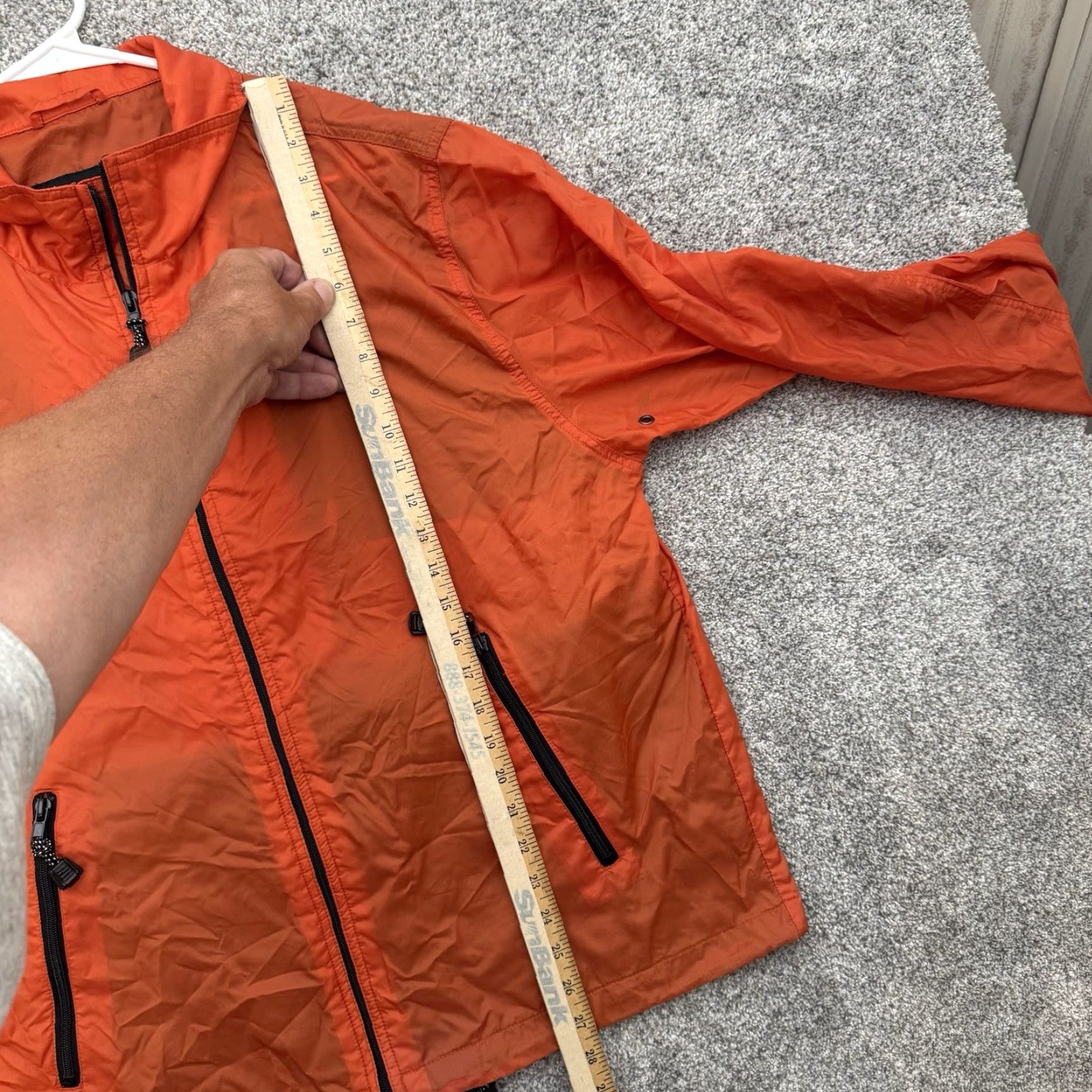 Vintage VINTAGE Y2K Nylon Windbreaker Aberdeen Collection Windbreaker L Orange 90s Outdoor Grunge Skater Hiking Utility Men's Jacket Full Zip Pockets Size US L / EU 52-54 / 3 - 3 Thumbnail