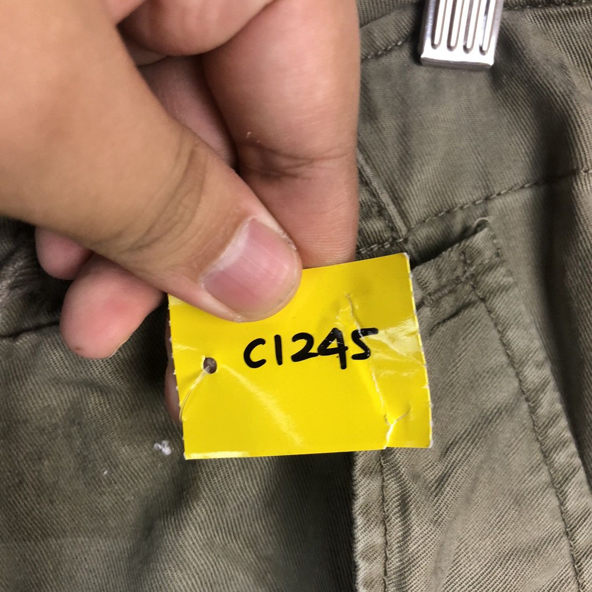 Japanese Brand DL Acoustic reconstruct Cargo Custom utility Pants #C1245 Size US 28 / EU 44 - 15 Thumbnail
