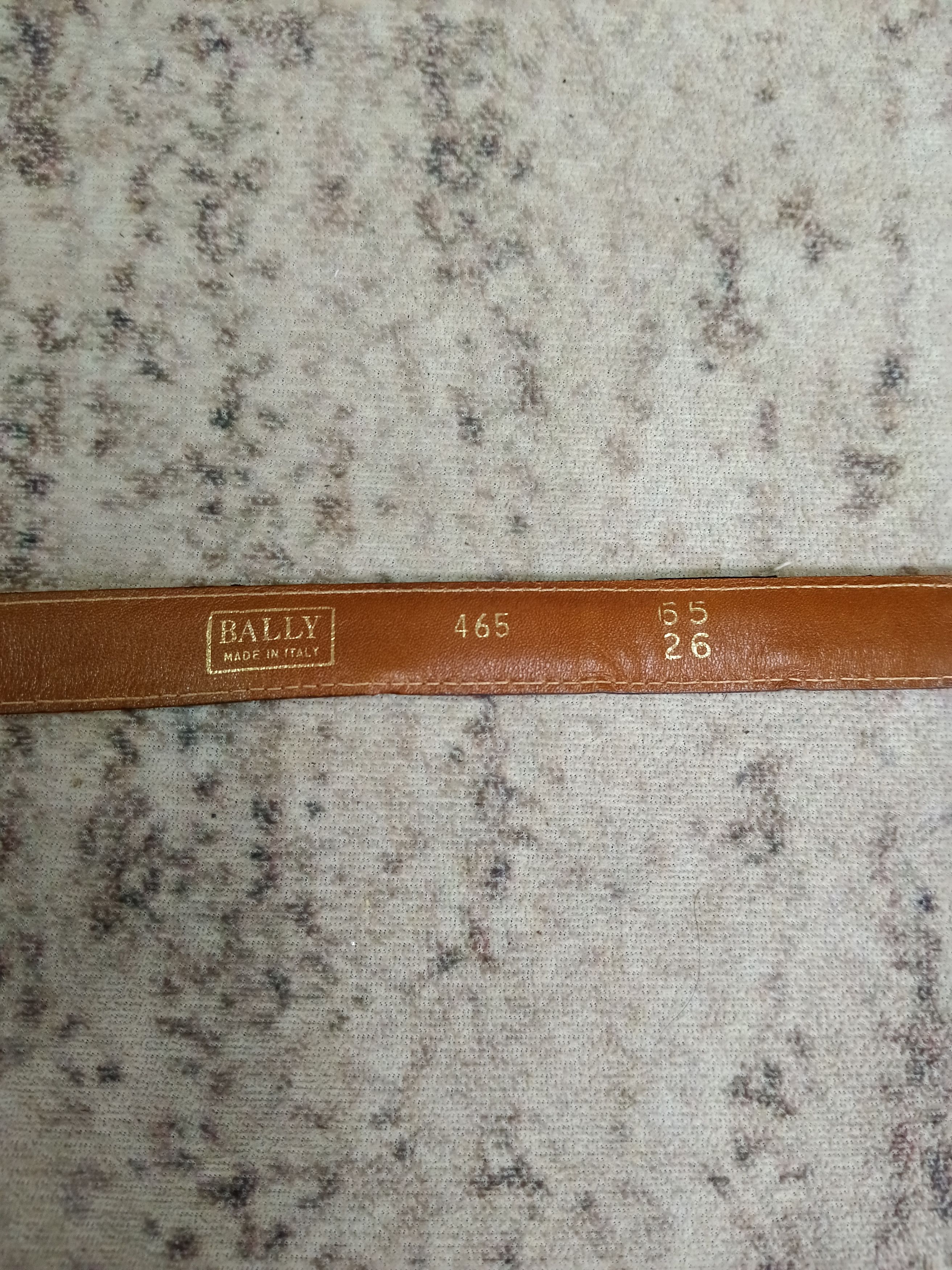 Bally BALLY LOGO LEATHER BUCKLE BELT Size ONE SIZE - 4 Thumbnail