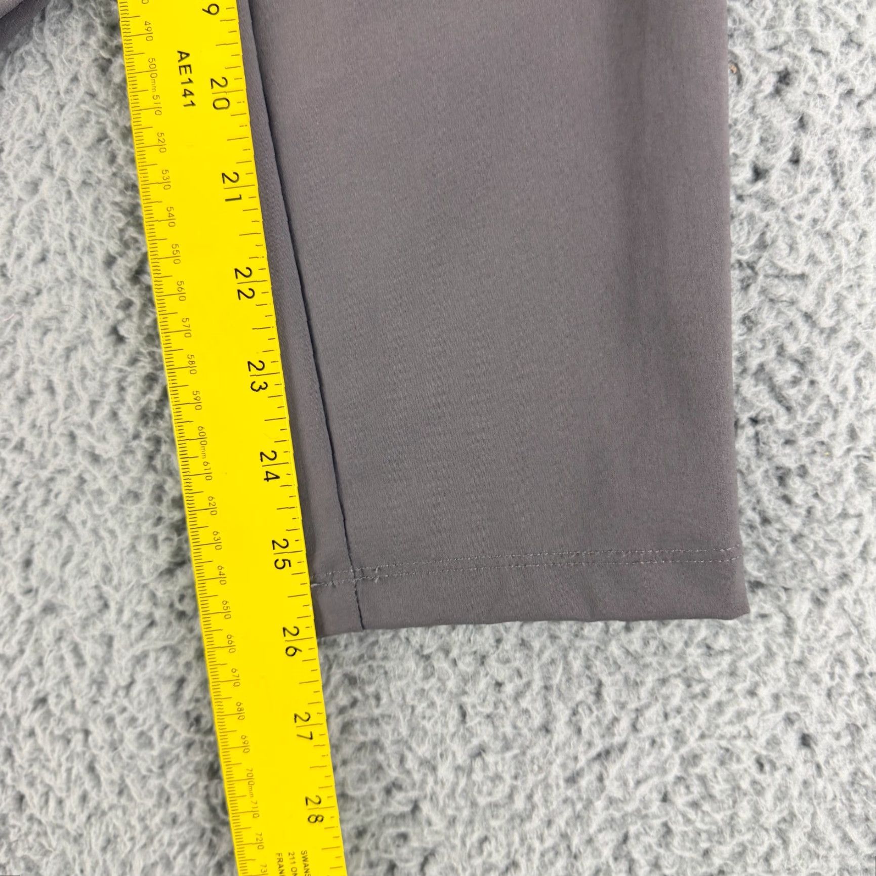 Athleta Athleta Petites Headlands Hybrid Tights Womens 0P Gray Pull On Zip Pocket Size ONE SIZE - 6 Thumbnail