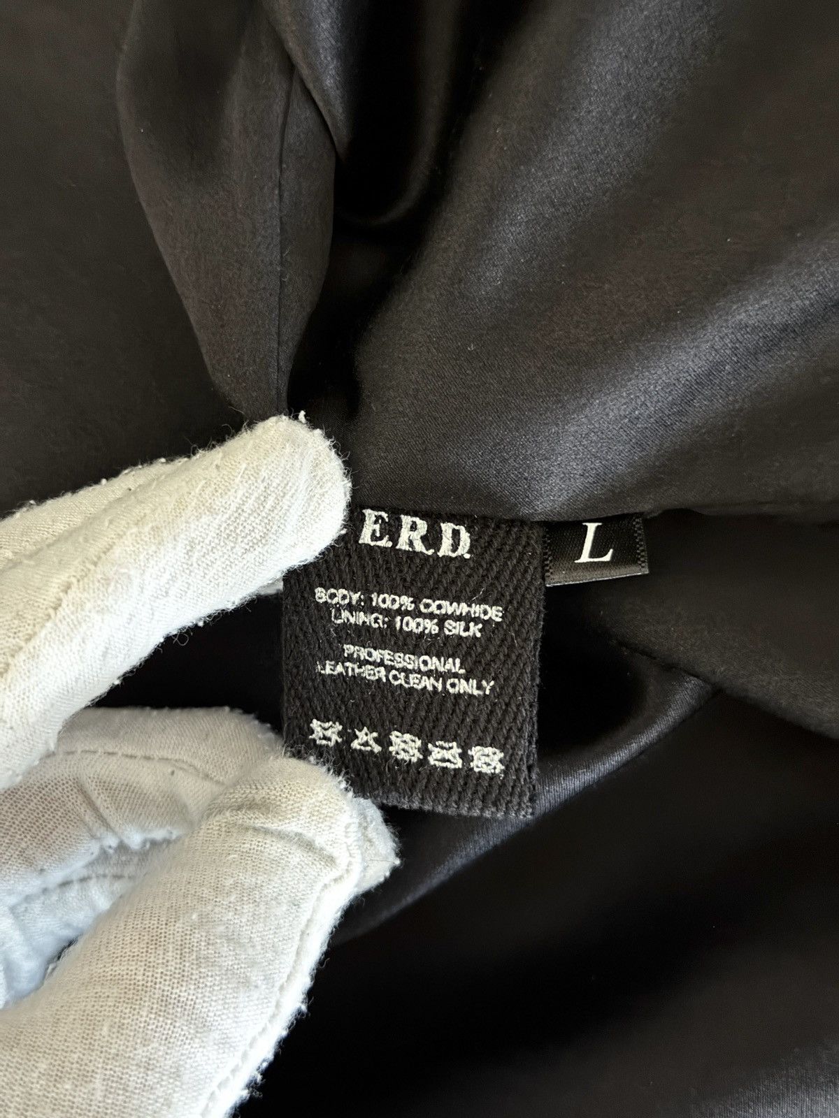 Enfants Riches Deprimes RARE! Enfants Riches Deprimes Logo Stripped Leather Jacket Size US L / EU 52-54 / 3 - 10 Thumbnail