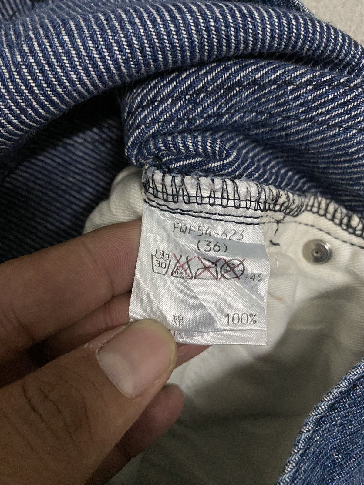 Burberry × Japanese Brand × Vintage Vintage Burberry NovaChek Blue Label Denim Jeans Size 25" / US 0 / IT 36 - 6 Thumbnail