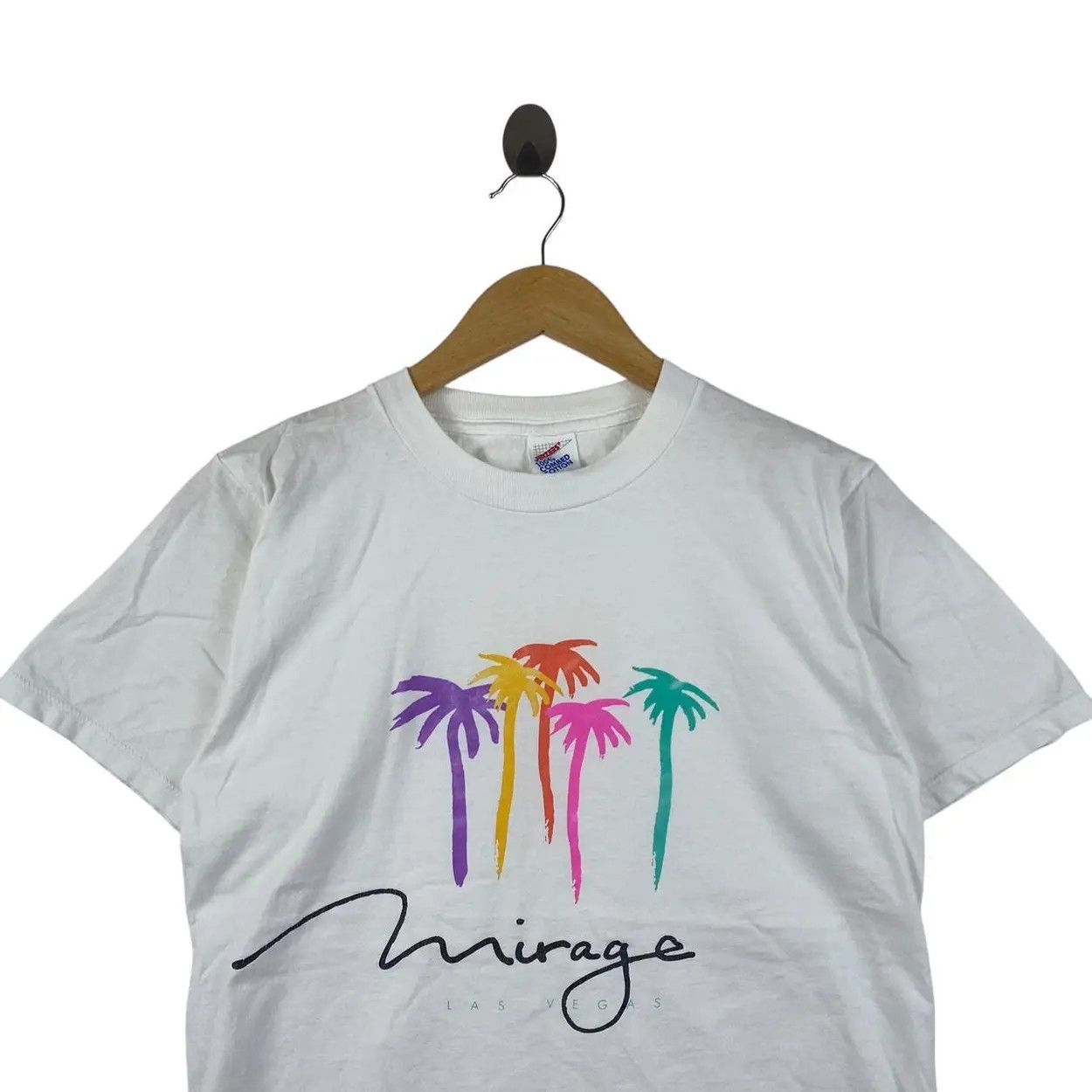 Vintage Vintage 90’ MIRAGE LAS VEGAS Tee Shirt Size US M / EU 48-50 / 2 - 2 Thumbnail