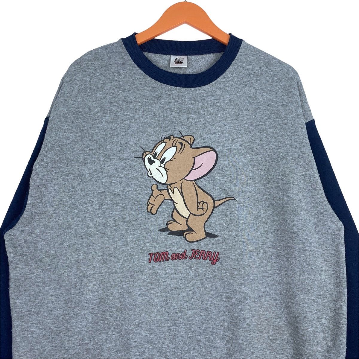 Designer × Vintage Tom & Jerry Sweatshirt Crewneck Pull Over Jumper Size US XL / EU 56 / 4 - 2 Thumbnail
