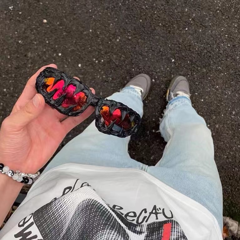 Electric Visual New Design Street ins style custom avant-garde sunglasses Size ONE SIZE - 5 Thumbnail