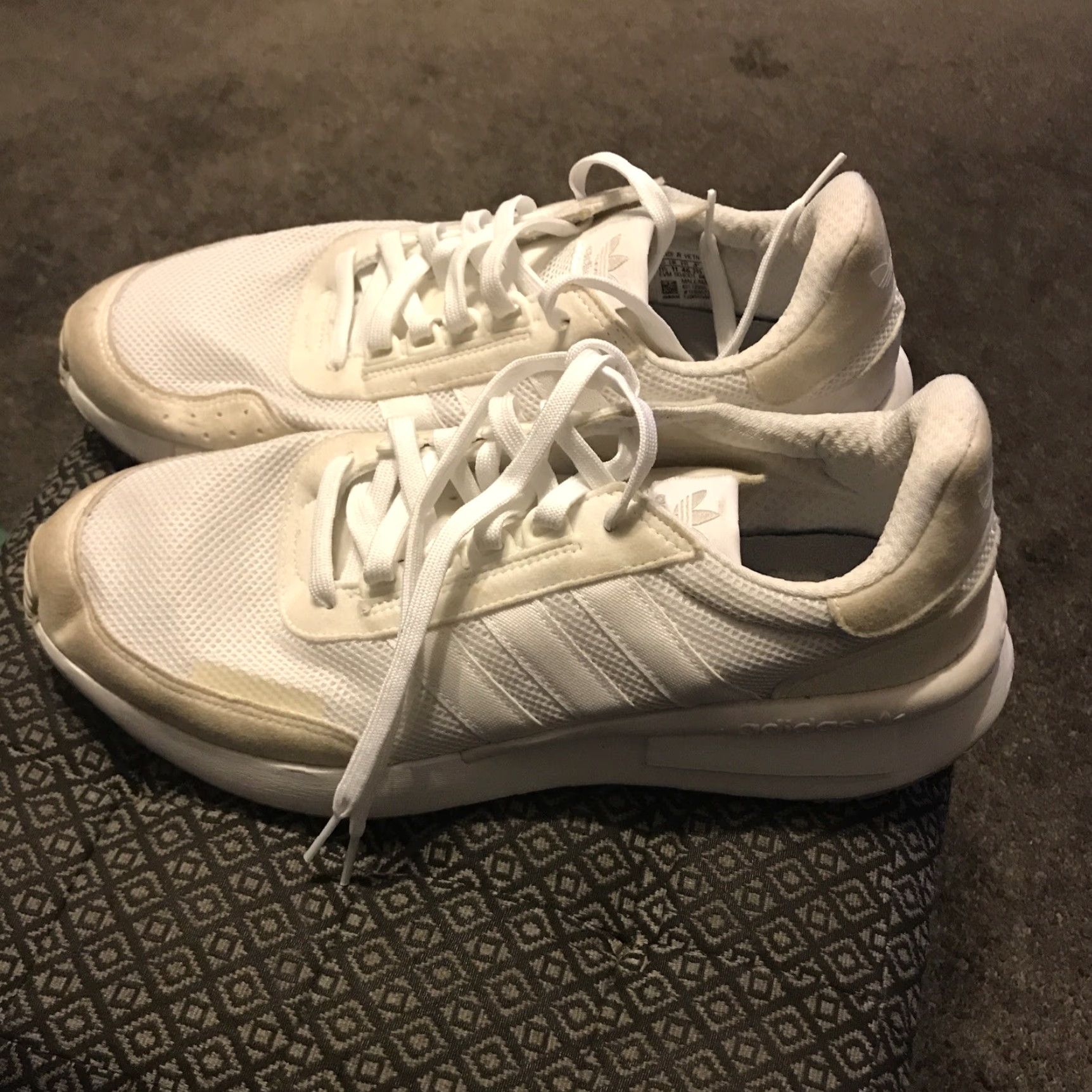 Adidas ADIDAS ORIGINALS RETROSET FTWR WHITE GREY TWO Size 11.5 Mens Athletic Sneakers Mens Shoes M Wide US 11.5 Retroset FTWR White Grey Two Size US 12 / EU 45 - 3 Thumbnail