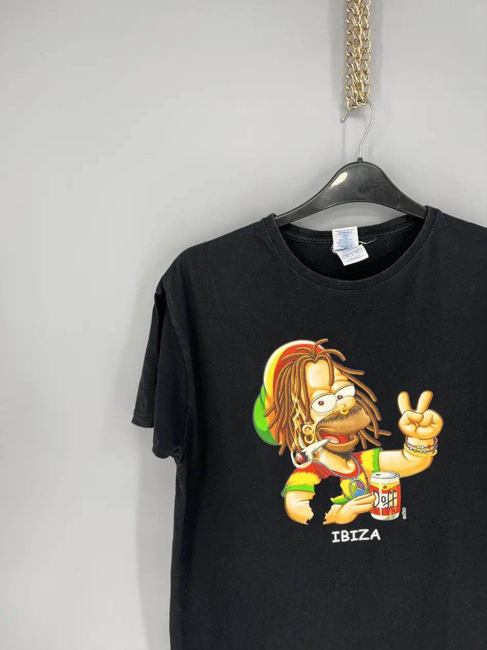 Bob Marley Vintage Y2K Homer Bob Marley The Simpsons T-Shirts Size US L / EU 52-54 / 3 - 5 Thumbnail