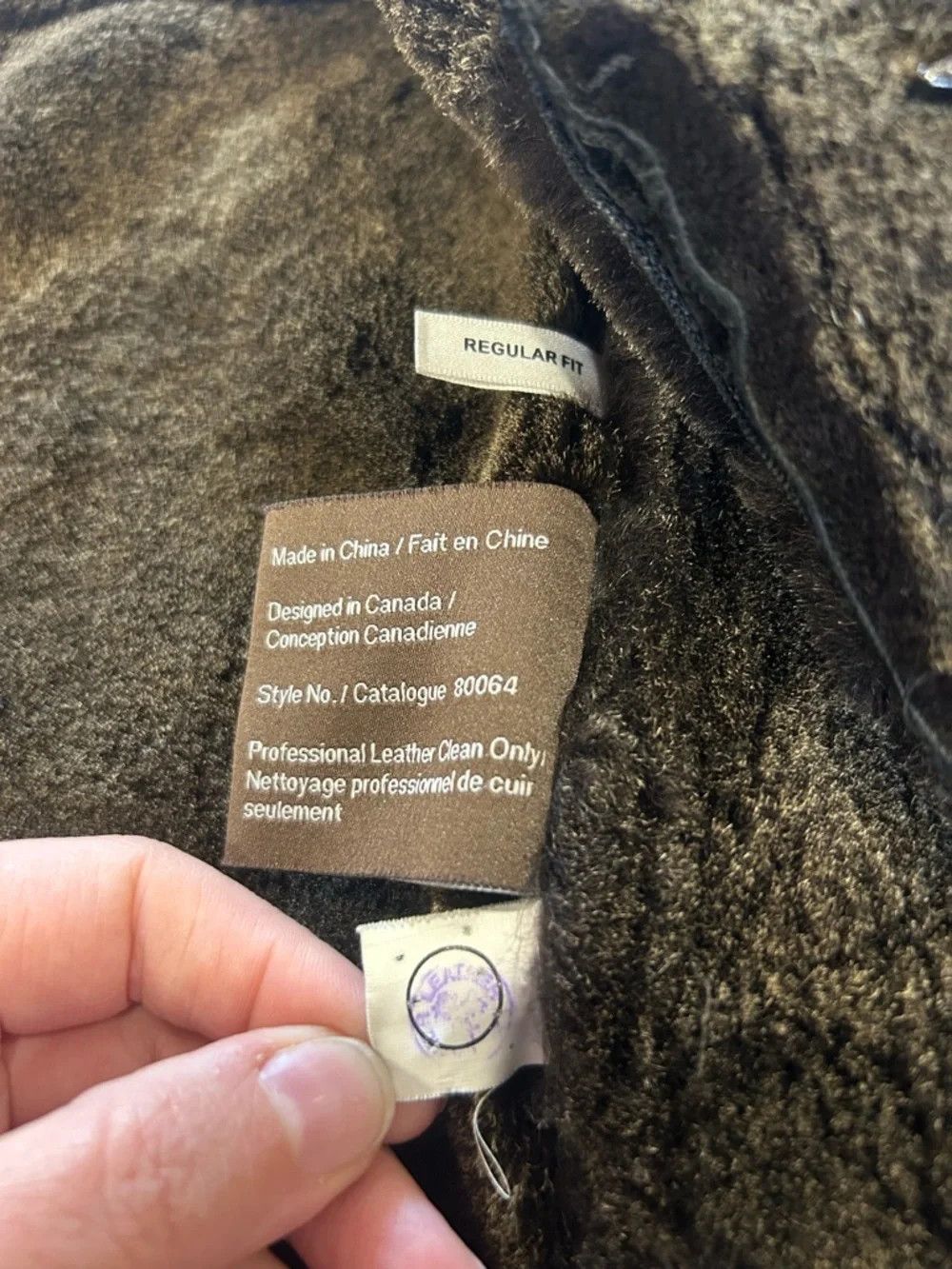 Danier Danier Men's Genuine Leather Sheepskin Lined Coat Size US M / EU 48-50 / 2 - 9 Thumbnail