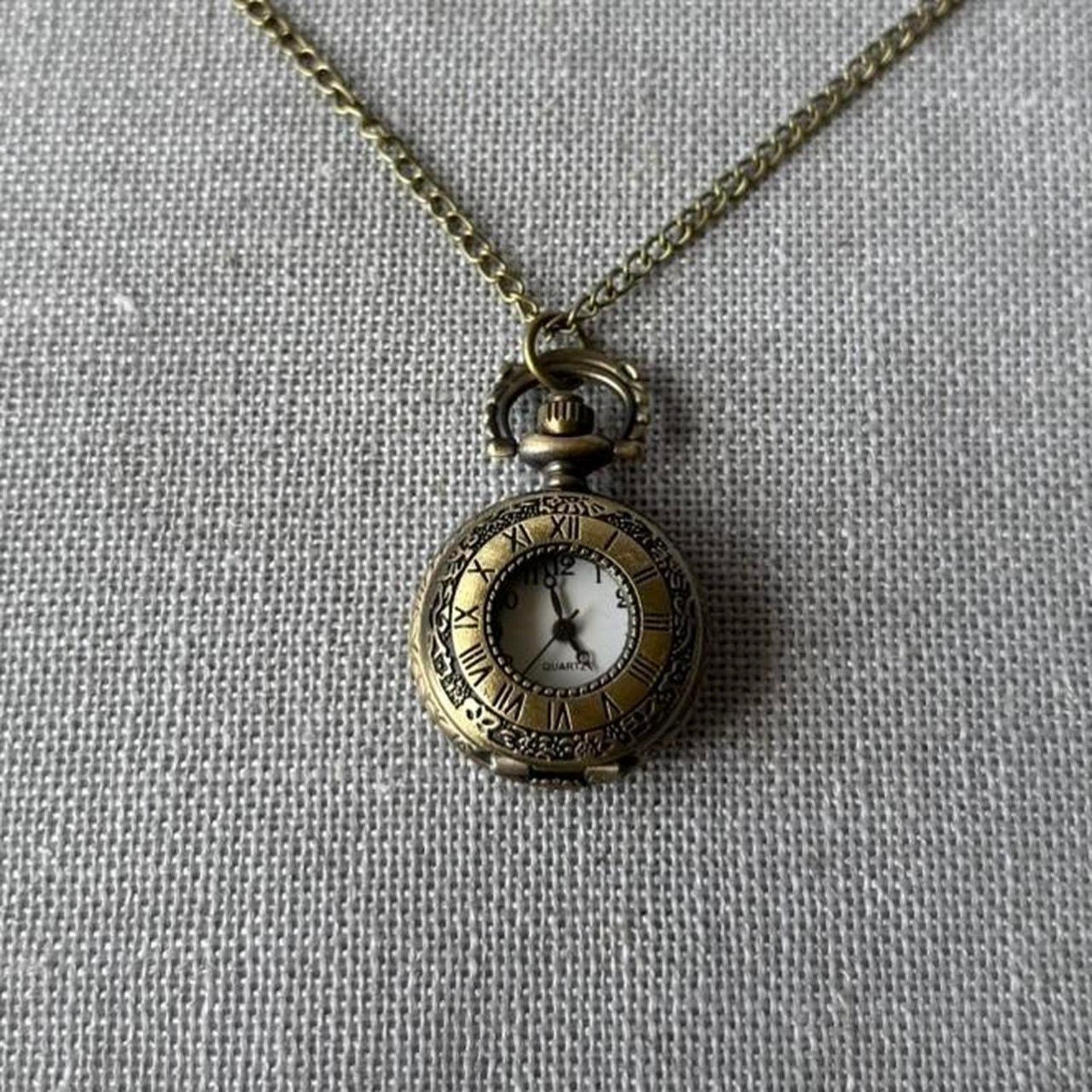 Other Elegant brass watch necklace pocket MENS Size ONE SIZE - 3 Thumbnail