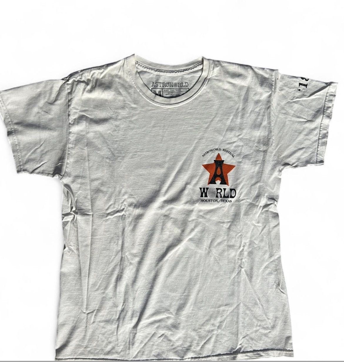 Travis Scott Travis Scott Astroworld 2018 Tour Tee Size US M / EU 48-50 / 2 - 1 Thumbnail