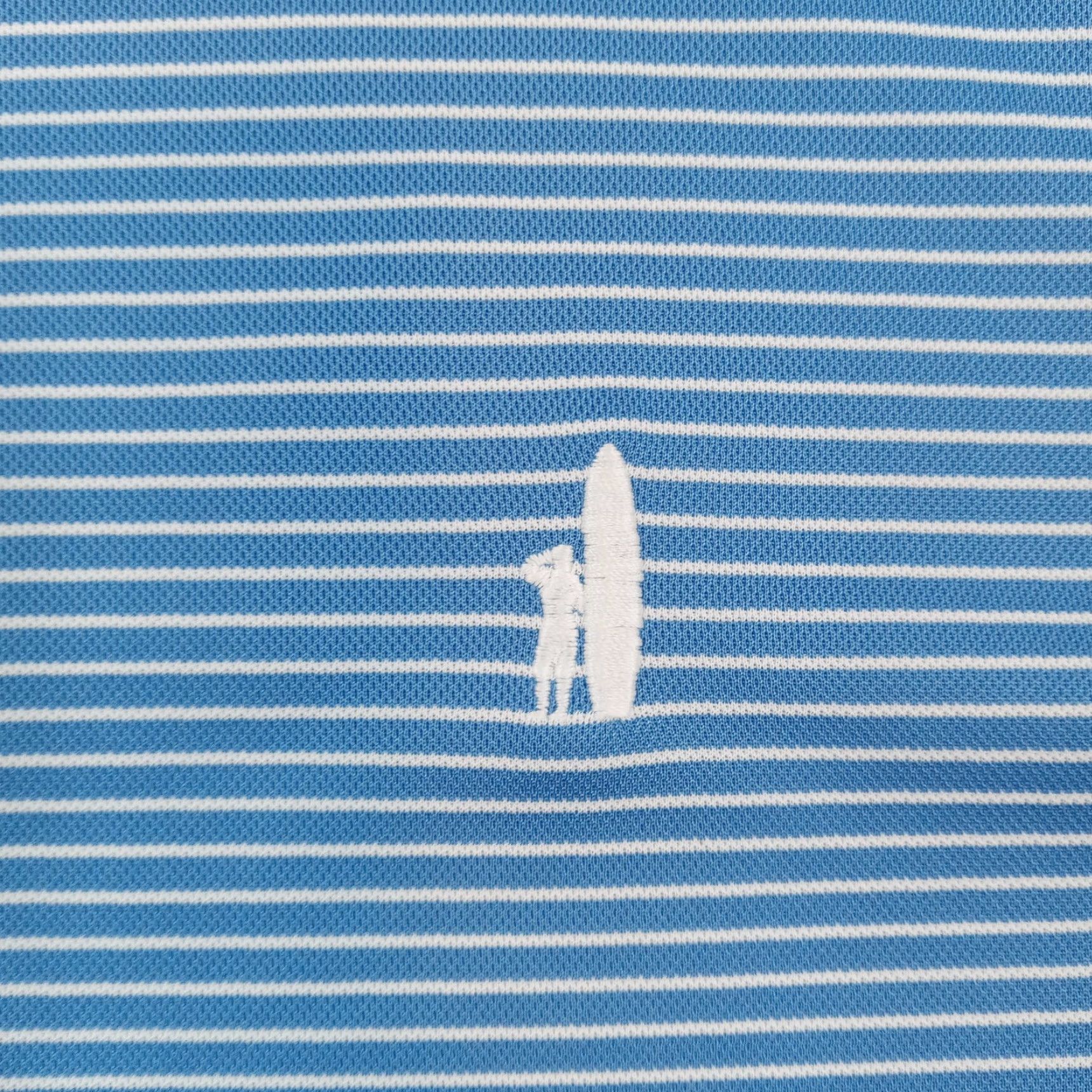 johnnie-O johnnie-O Polo Shirt Men M Blue White Striped Short Sleeve Casual Stretch Shirt Mens Size M Blue Striped Polo Shirt Johnnie-O Size US M / EU 48-50 / 2 - 6 Thumbnail