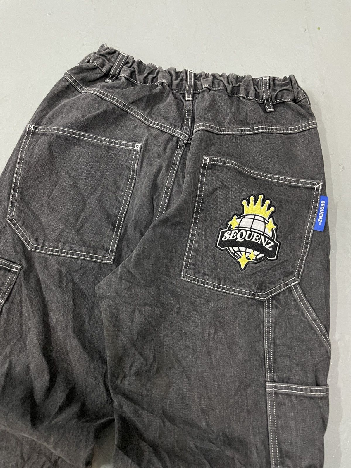 Vintage Sequenz Y2k Denim Baggy Pants Size US 34 / EU 50 - 12 Thumbnail