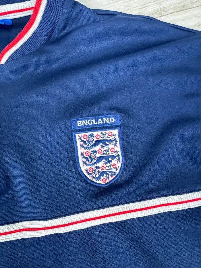 Umbro Umbro England 1998 2000 Training Shirt Zip 1/4 Soccer Jersey Size US M / EU 48-50 / 2 - 5 Thumbnail