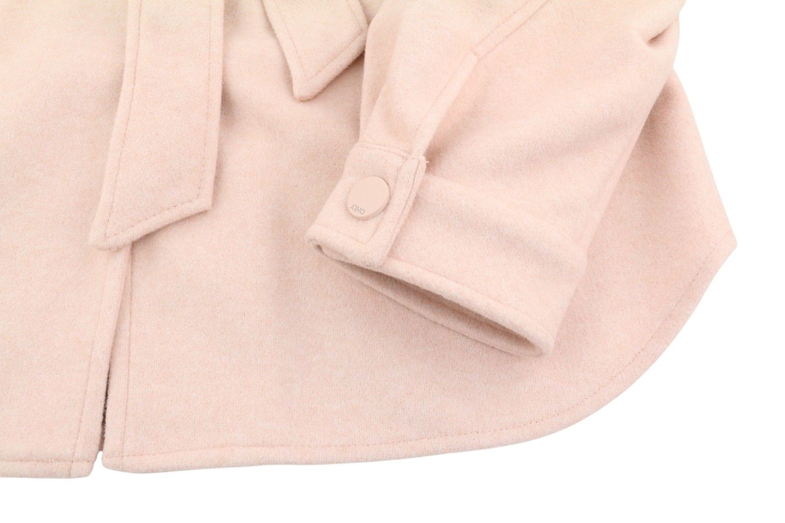 Other DAWN BF SHACKET M Light Pink Melange Snap Belt 88041 Size M / US 6-8 / IT 42-44 - 6 Thumbnail