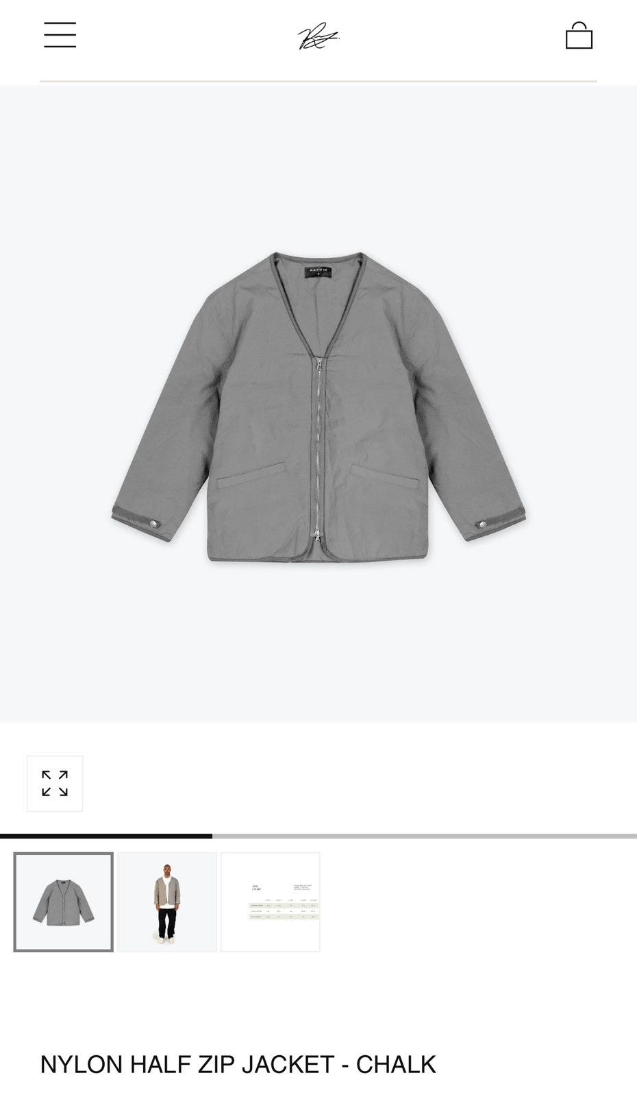Designer × Richie Le Collection RLC Nylon Half Zip Jacket Size US XXL / EU 58 / 5 - 1 Thumbnail
