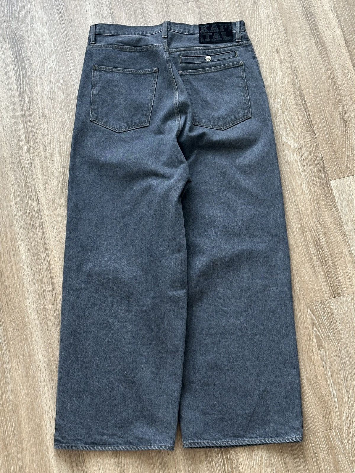 Kapital Kountry 14oz Black x Kinari Port Baggy Pant XL