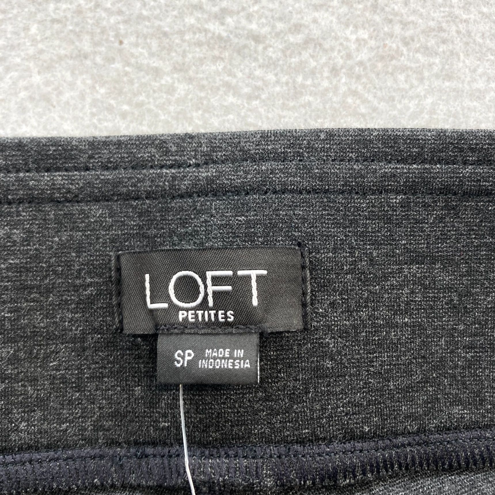 Loft LOFT Leggings Women's Petite Small Dark Gray Stretch Skinny Ankle NWT LOFT Leggings Size 28" / US 6 / IT 42 - 4 Thumbnail